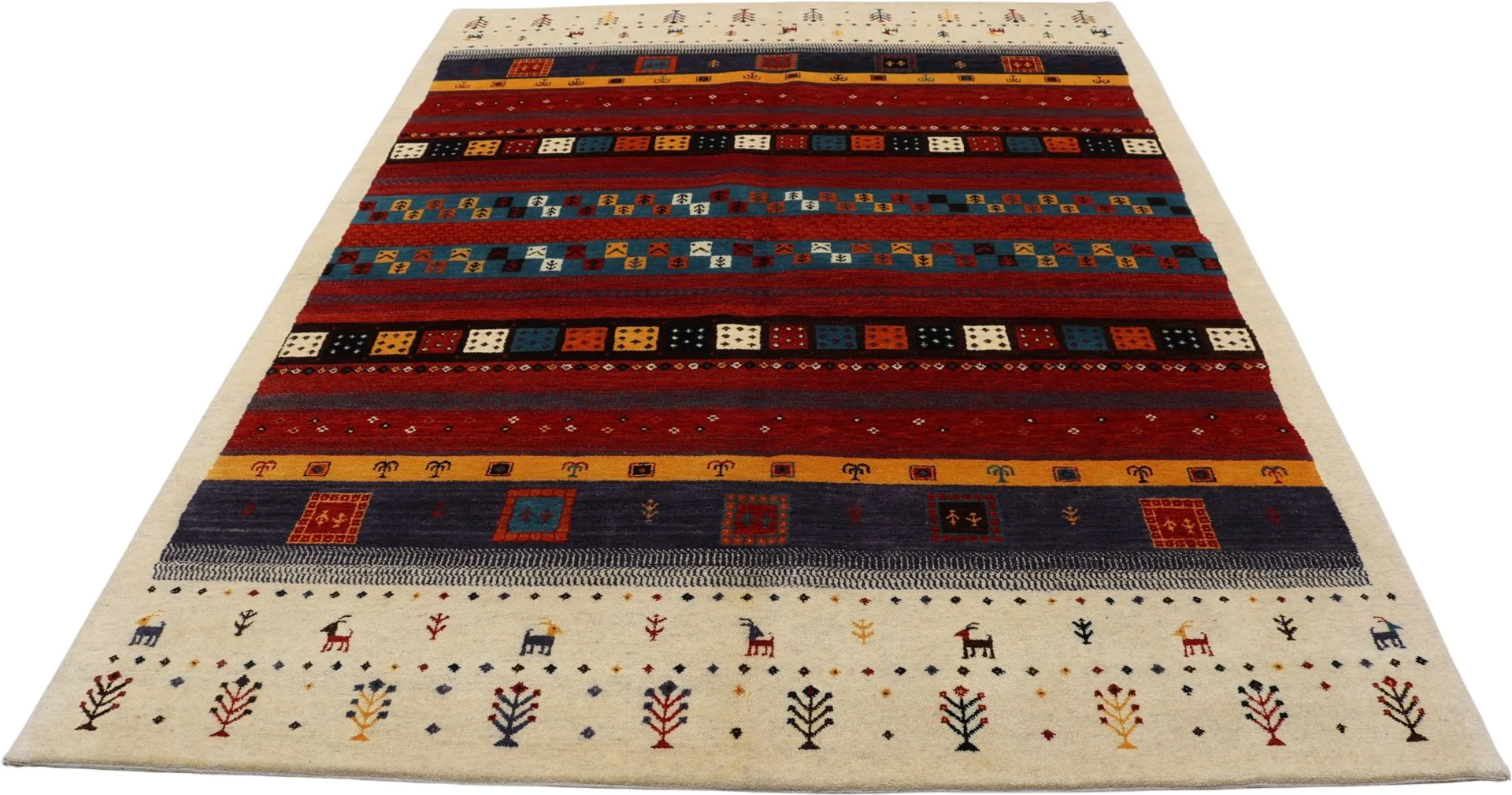 orientteppich-loribaft-173-x-239-cm-schurwolle-handgeknupft-16 Loribaft Indian Rug — hand-knotted, 173 × 239 cm, Wool