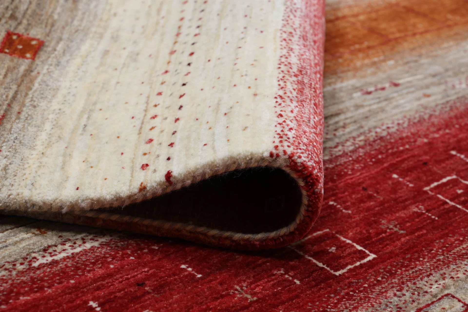 orientteppich-loribaft-172-x-238-cm-schurwolle-handgeknupft-16 Hand-Knotted Wool Loribaft Indian Rug, 172 × 238 cm