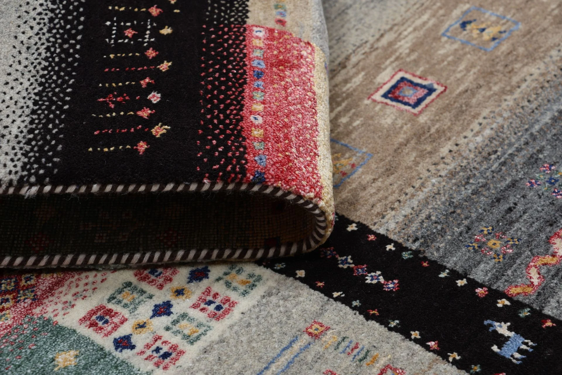 orientteppich-loribaft-174-x-242-cm-schurwolle-handgeknupft-neu-16 Loribaft Indian Rug — hand-knotted, 174 × 242 cm, Wool