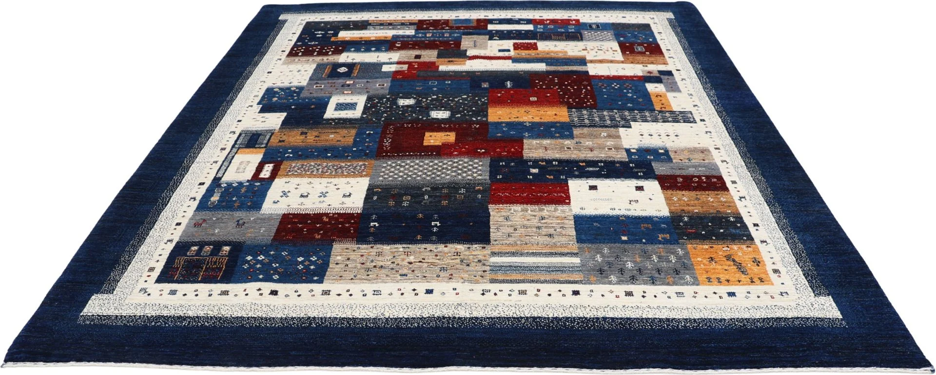 orientteppich-loribaft-209-x-253-cm-schurwolle-handgeknupft-14 Loribaft Indian Rug 209 × 253 cm, Wool, hand-knotted