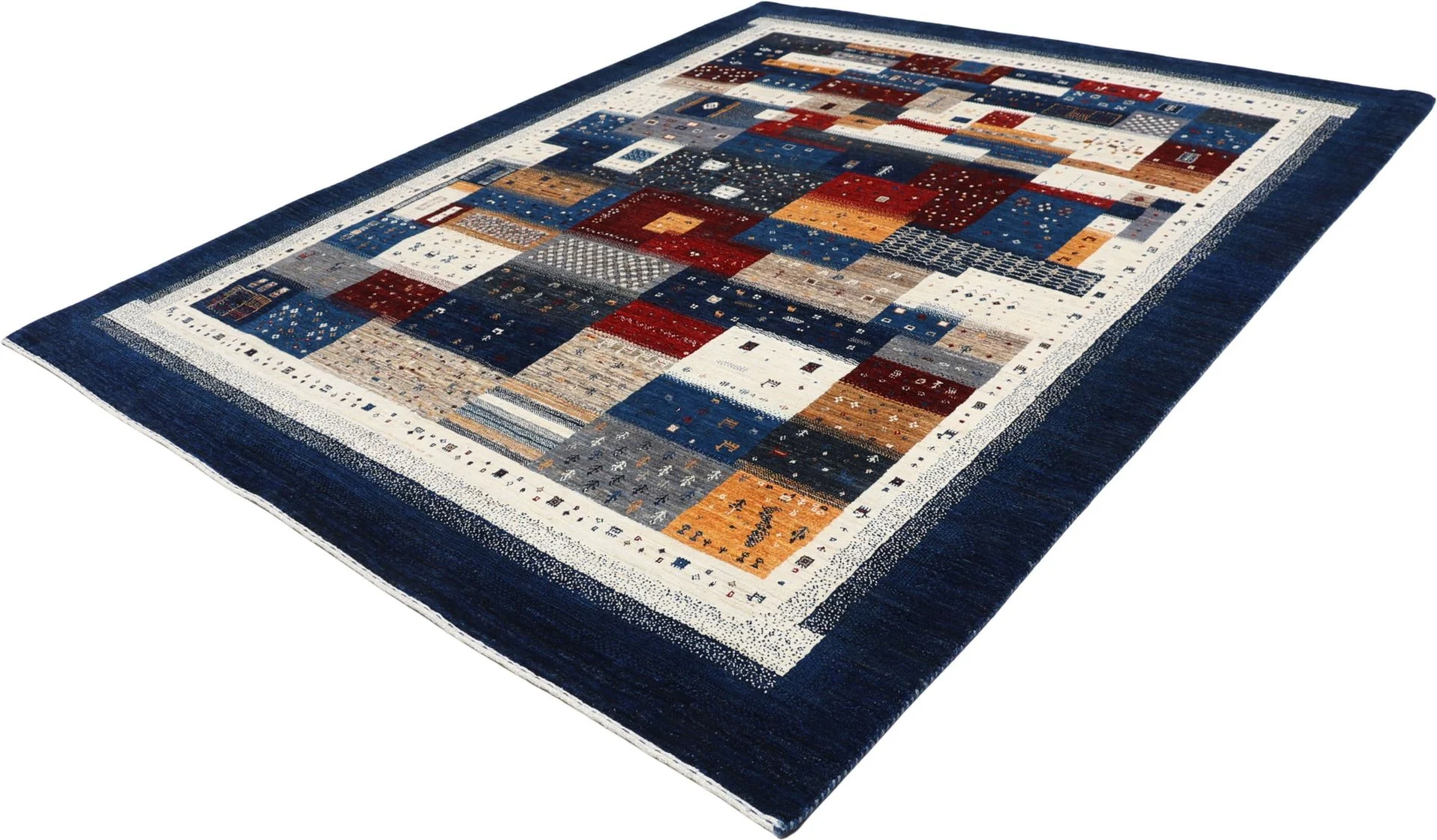 orientteppich-loribaft-209-x-253-cm-schurwolle-handgeknupft-19 Loribaft Indian Rug 209 × 253 cm, Wool, hand-knotted