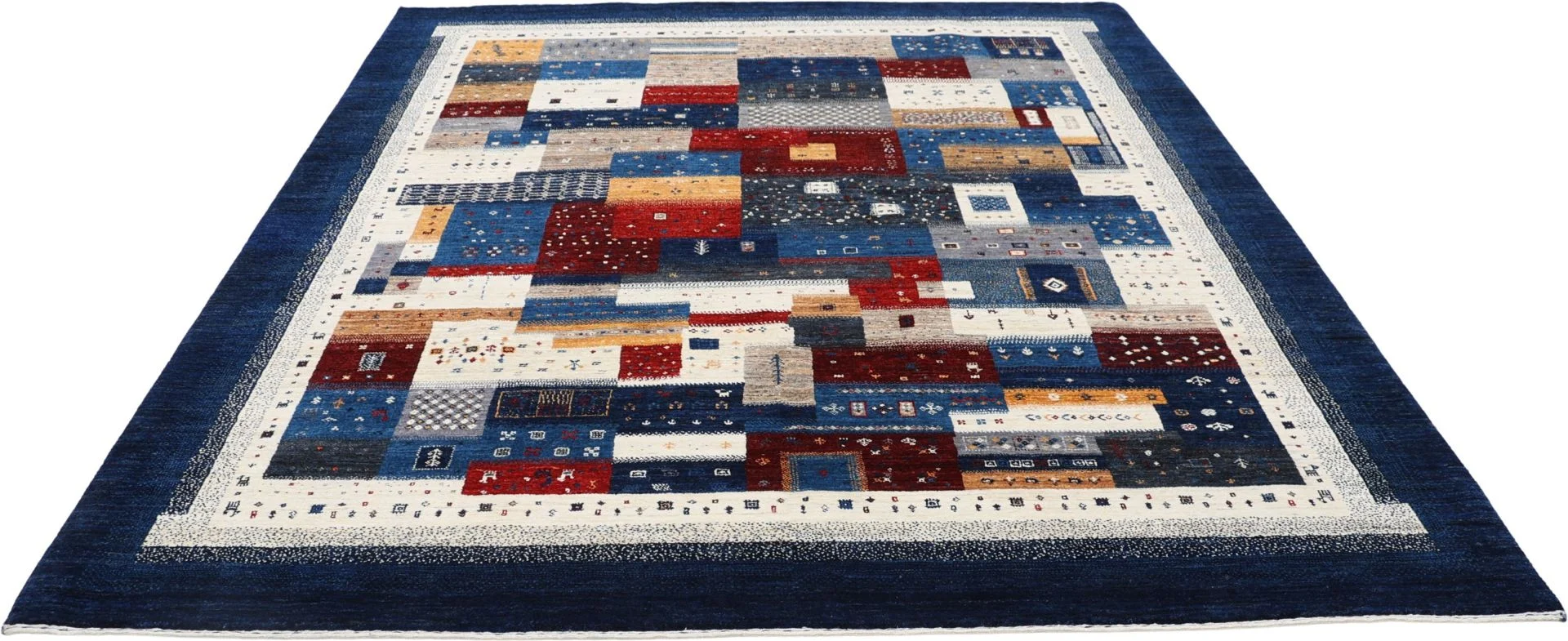 orientteppich-loribaft-209-x-253-cm-schurwolle-handgeknupft-26 Loribaft Indian Rug 209 × 253 cm, Wool, hand-knotted