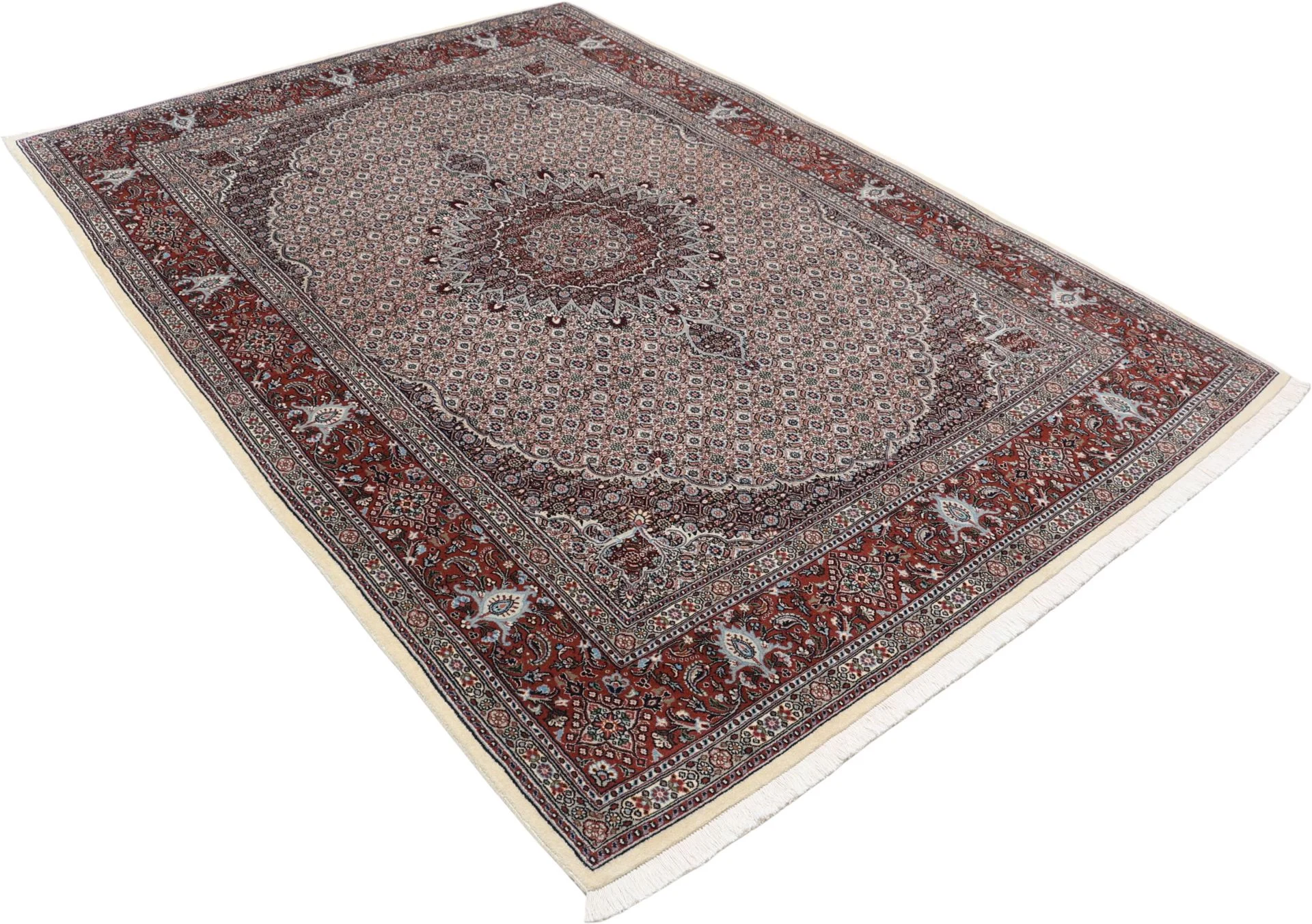 perserteppich-moud-195-x-280-cm-schurwolle-handgeknupft-floral-21 Moud Persian Rug — hand-knotted, 195 × 280 cm, Wool