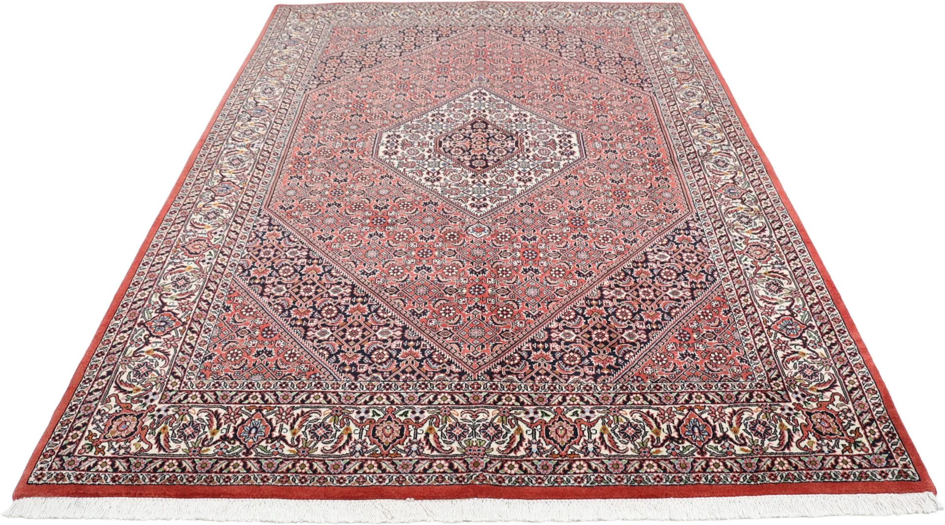 Hand-Knotted Wool Bijar Persian Rug, 170 × 247 cm