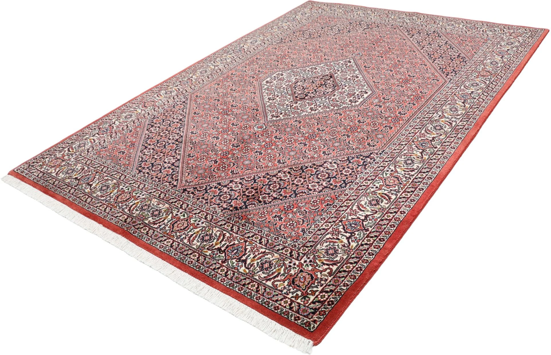 Hand-Knotted Wool Bijar Persian Rug, 170 × 247 cm