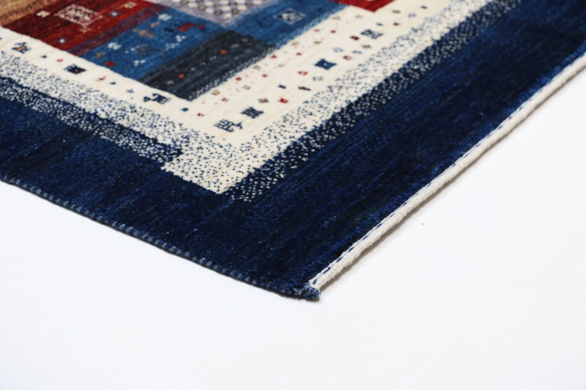 orientteppich-loribaft-206-x-209-cm-schurwolle-handgeknupft-21 Loribaft Indian Rug — hand-knotted, 206 × 209 cm, Wool