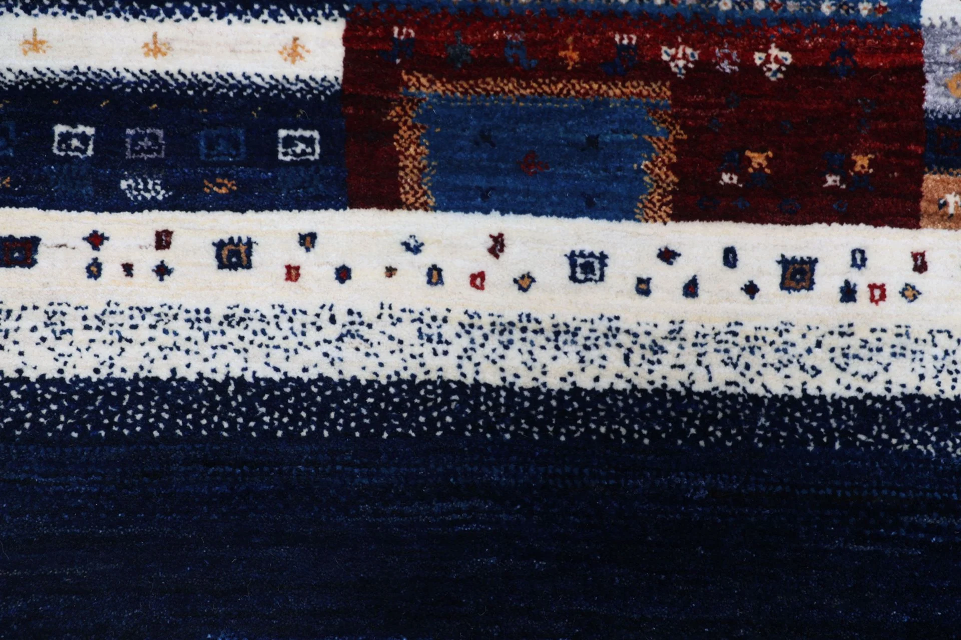 orientteppich-loribaft-206-x-209-cm-schurwolle-handgeknupft-25 Loribaft Indian Rug — hand-knotted, 206 × 209 cm, Wool