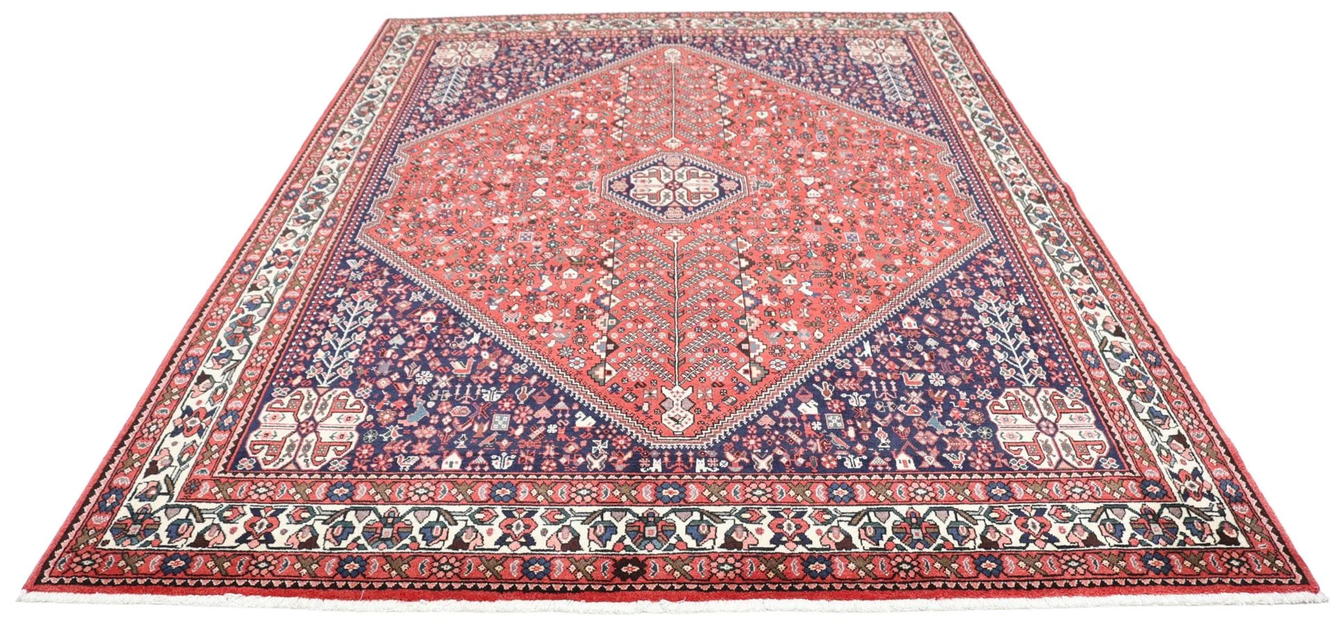 Persian Rug 178 × 243 cm, Wool, hand-knotted