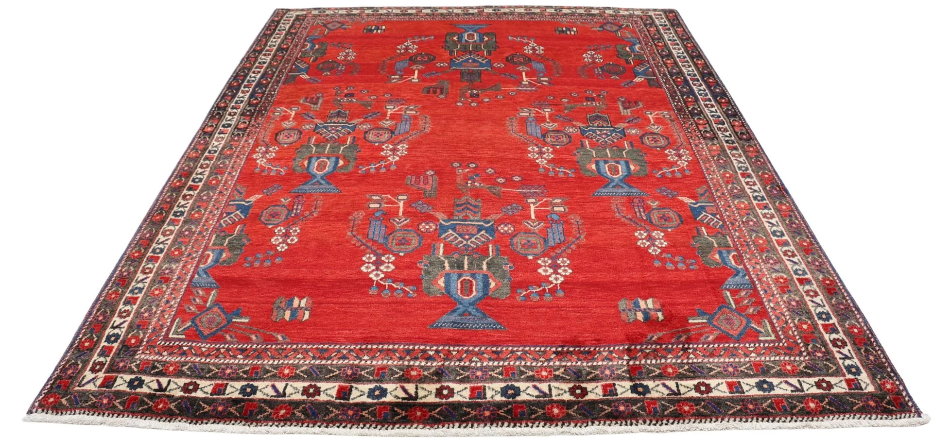 Persian Rug — hand-knotted, 182 × 238 cm, Wool