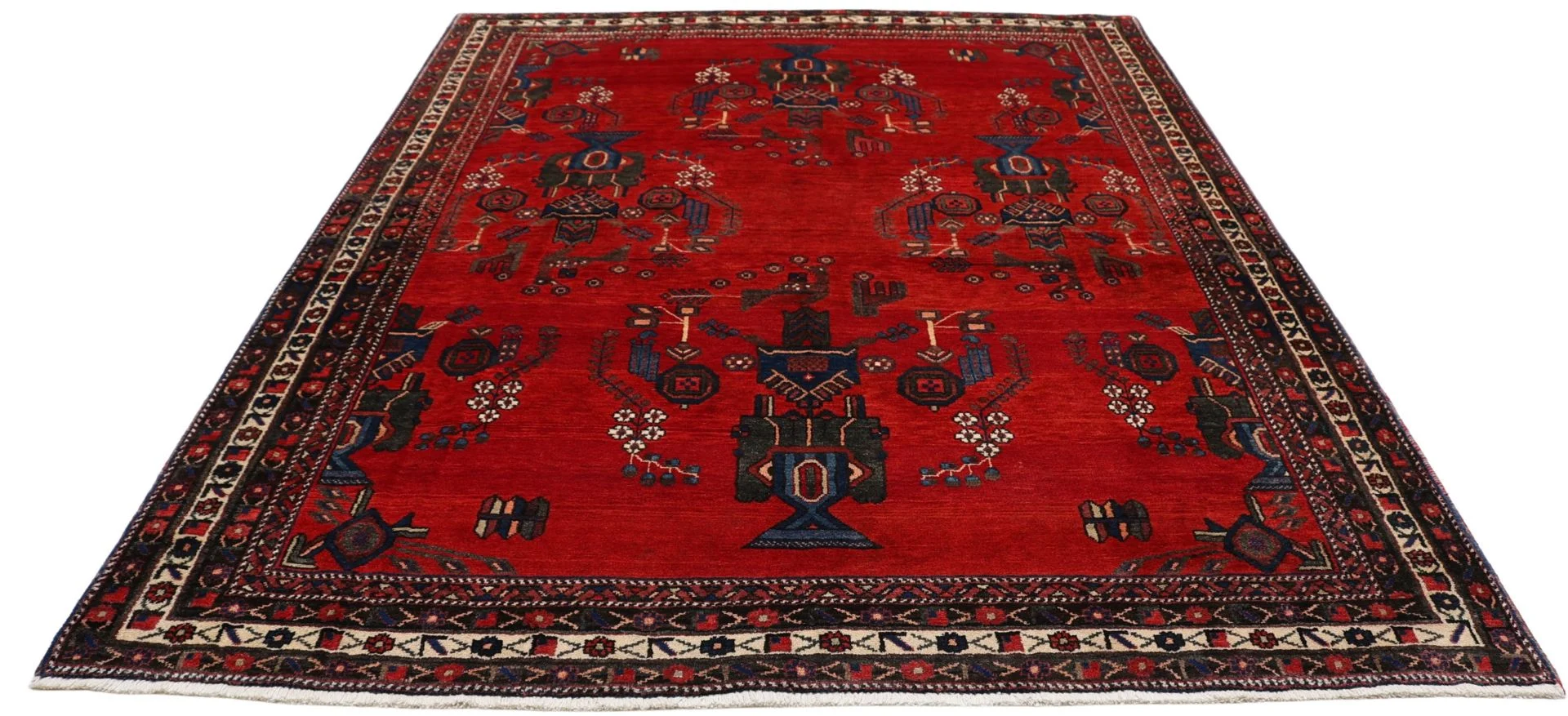 Persian Rug — hand-knotted, 182 × 238 cm, Wool