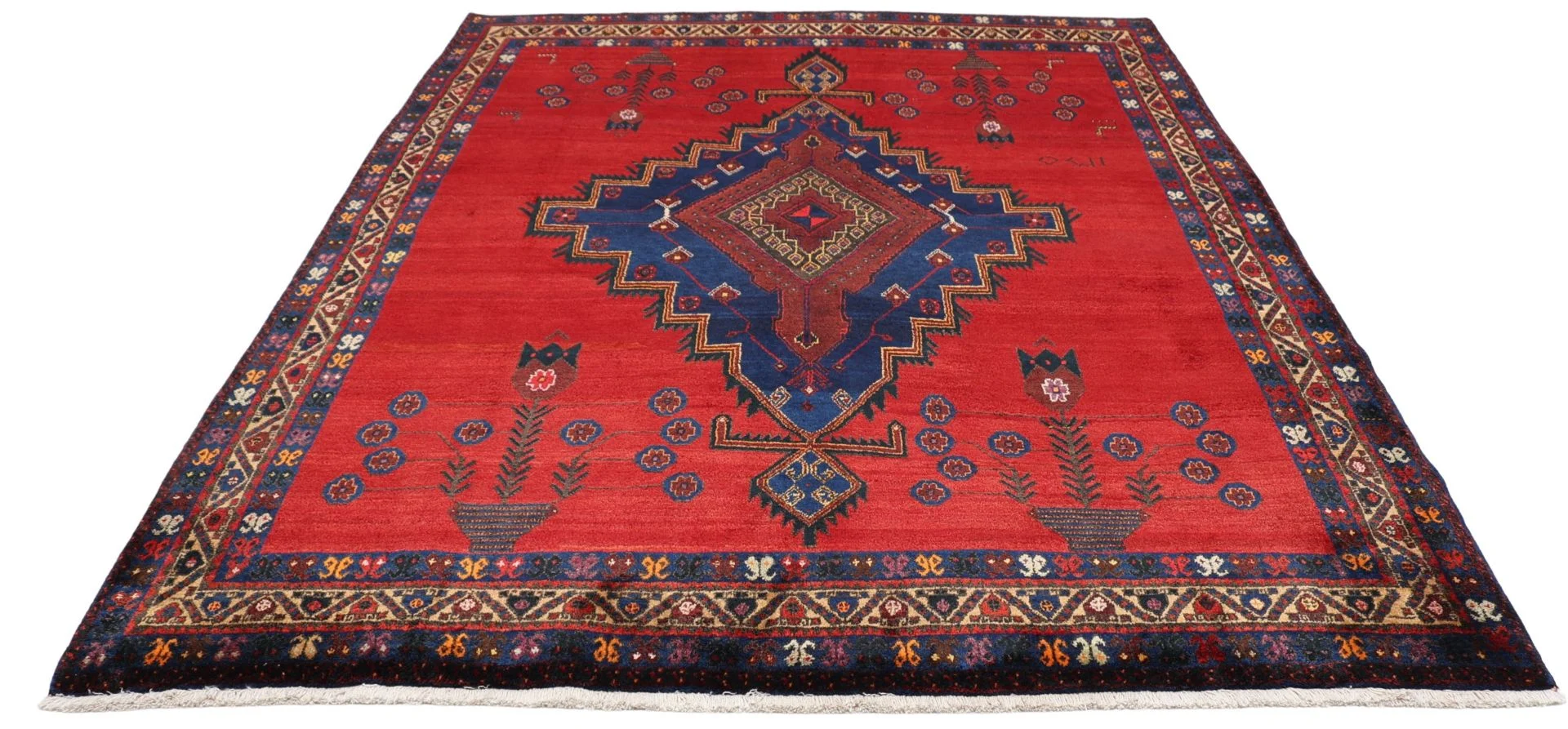 Persian Rug 180 × 235 cm, Wool, hand-knotted