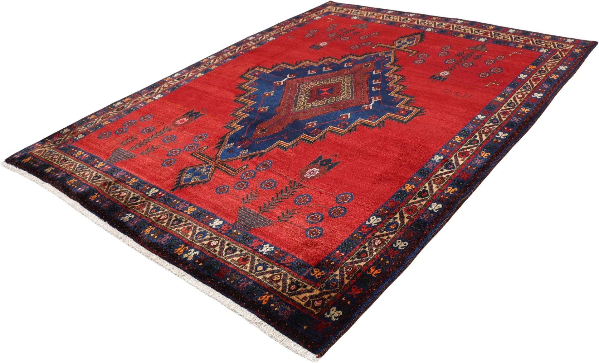 Persian Rug 180 × 235 cm, Wool, hand-knotted