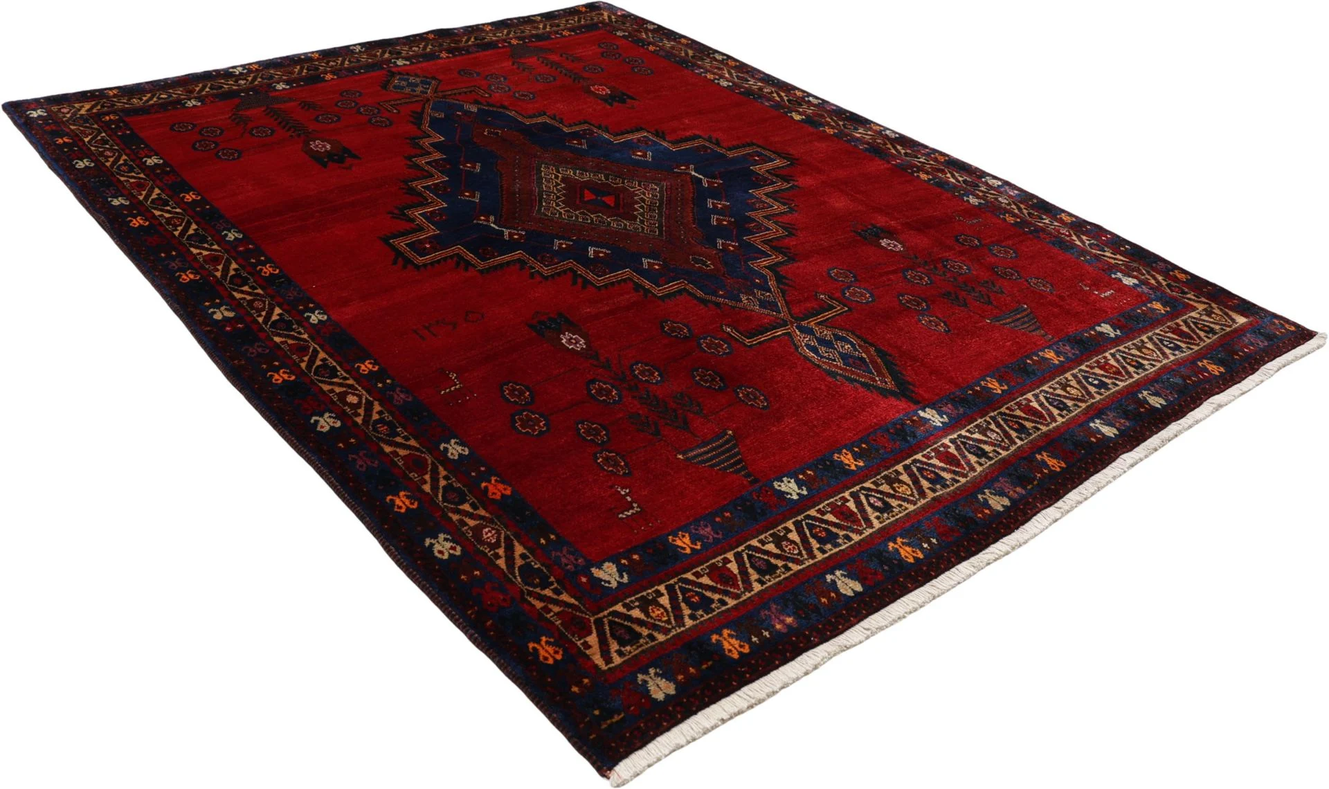 Persian Rug 180 × 235 cm, Wool, hand-knotted