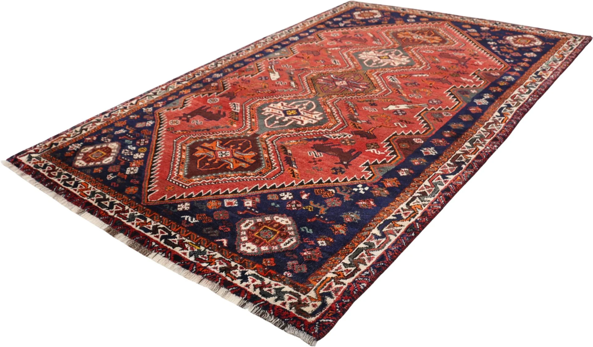 Shiraz Persian Rug 173 × 273 cm, Wool, hand-knotted