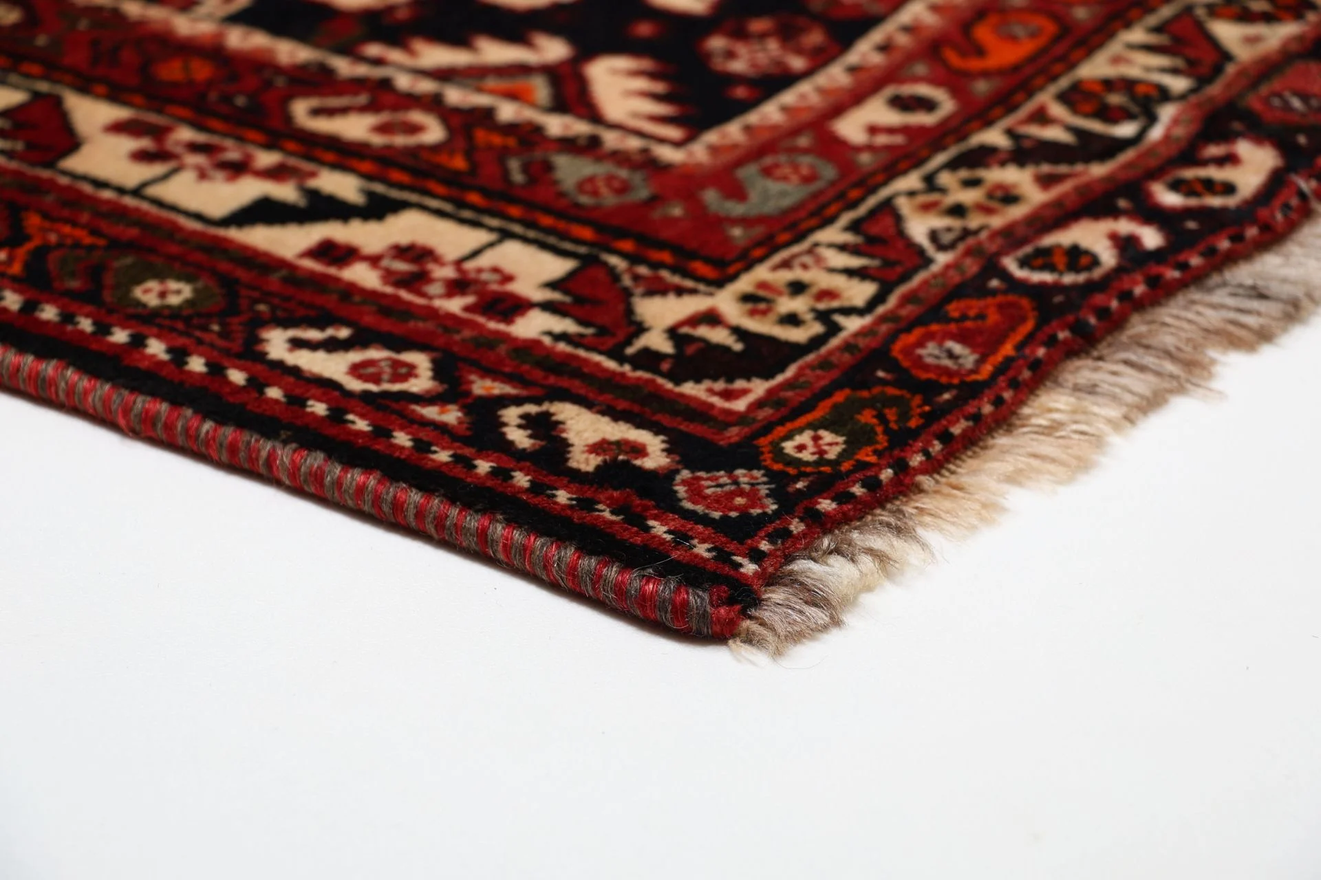 Shiraz Persian Rug — hand-knotted, 176 × 265 cm, Wool