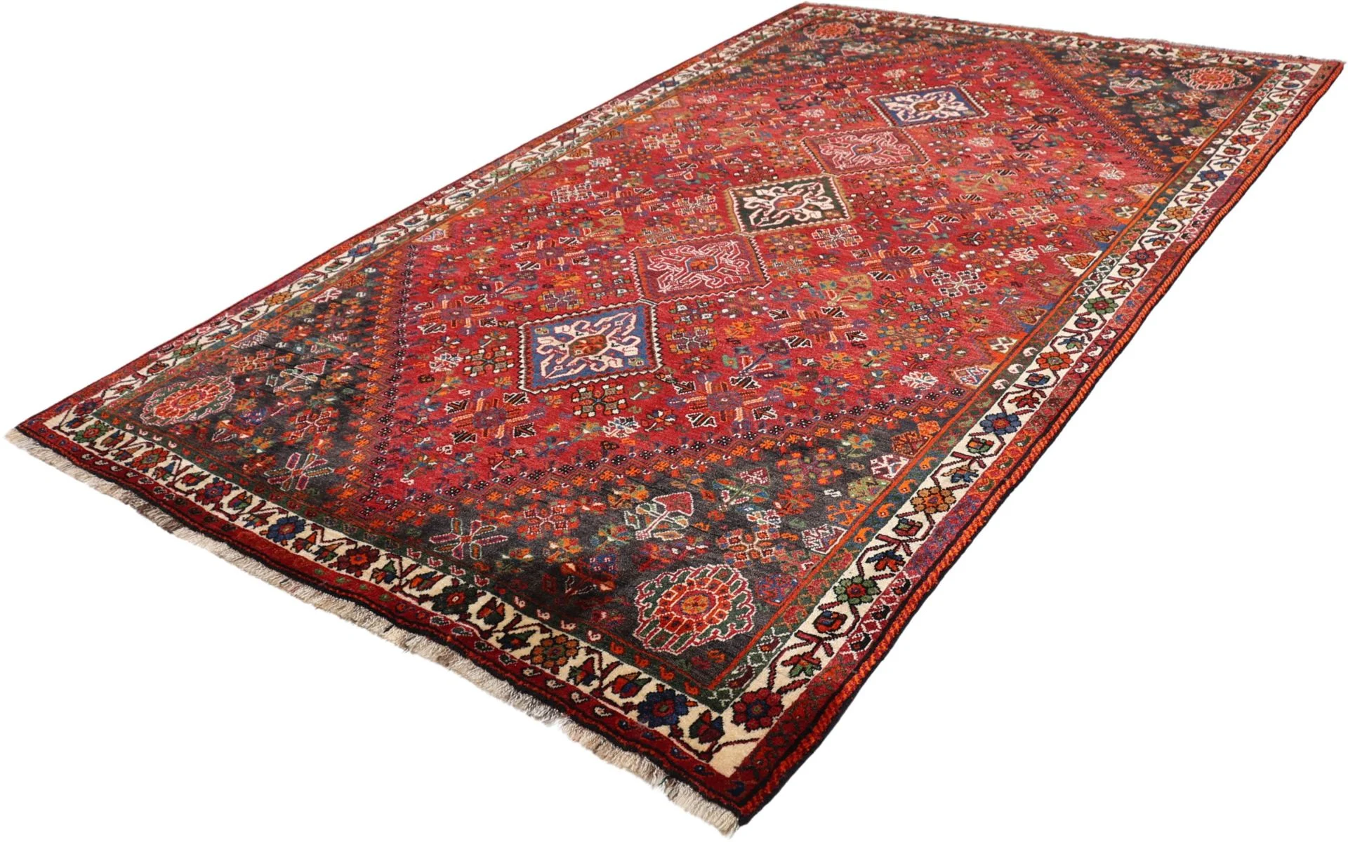 Shiraz Persian Rug 175 × 285 cm, Wool, hand-knotted