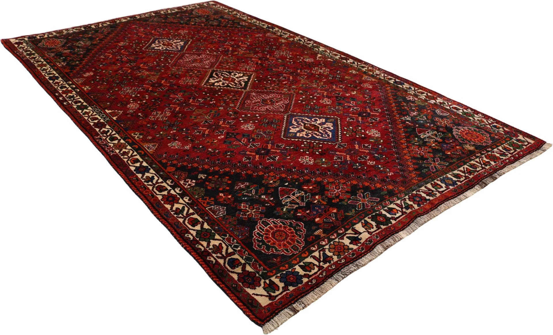 Shiraz Persian Rug 175 × 285 cm, Wool, hand-knotted