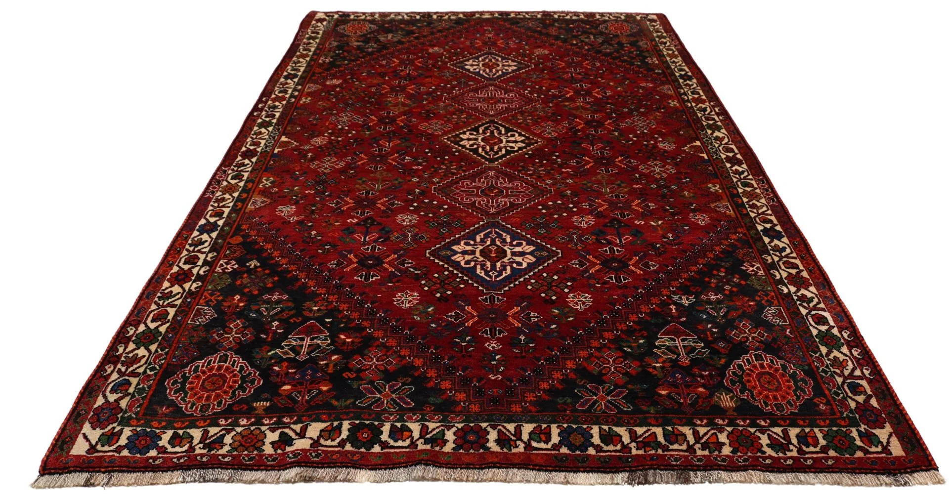 Shiraz Persian Rug 175 × 285 cm, Wool, hand-knotted