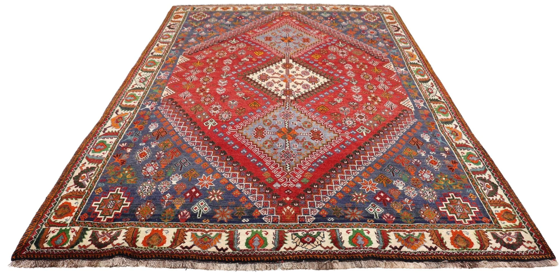 perserteppich-gashghai-180-x-270-cm-schurwolle-handgeknupft-39 Qashqai Persian Rug 180 × 270 cm, Wool, hand-knotted