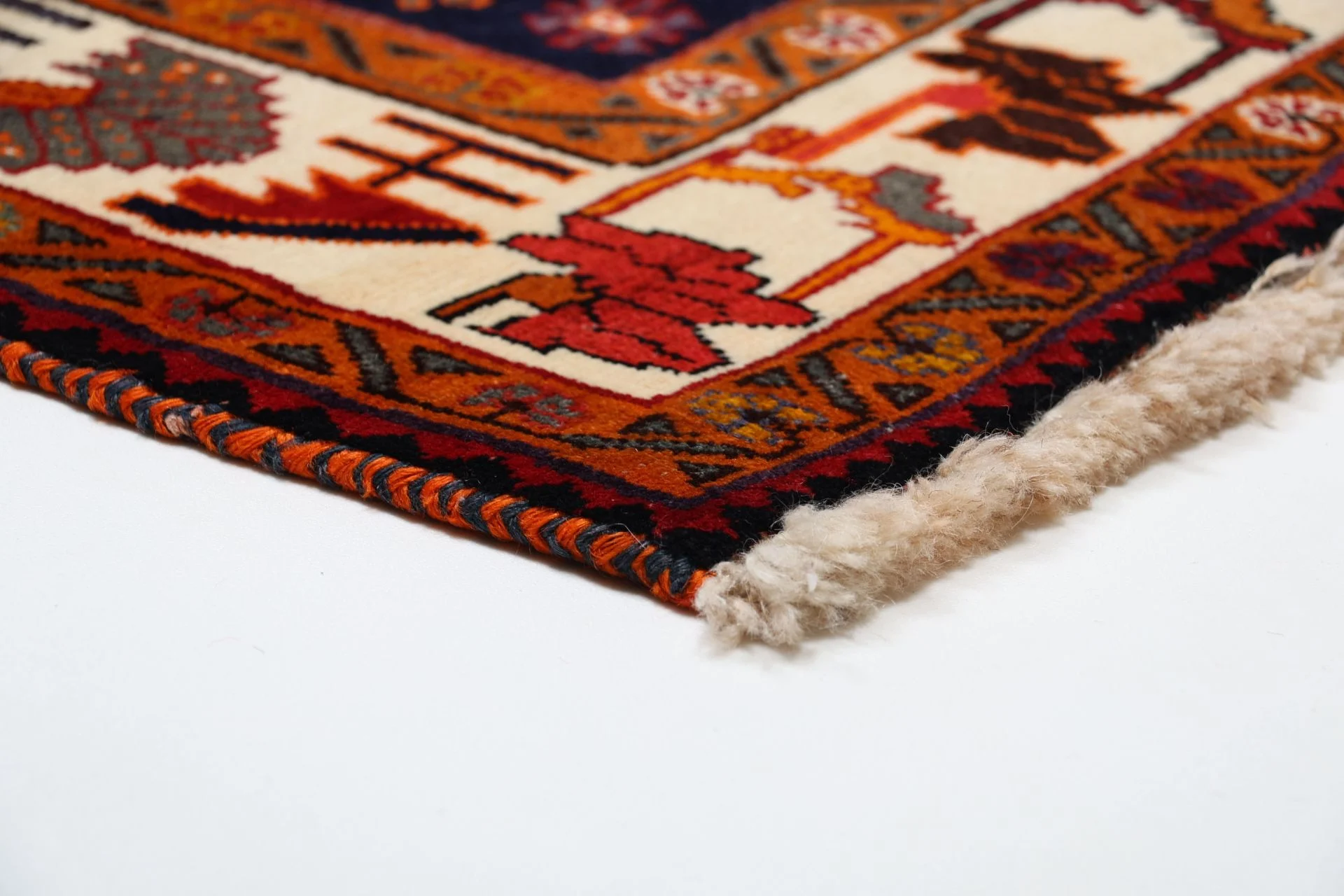 Shiraz Persian Rug 175 × 275 cm, Wool, hand-knotted
