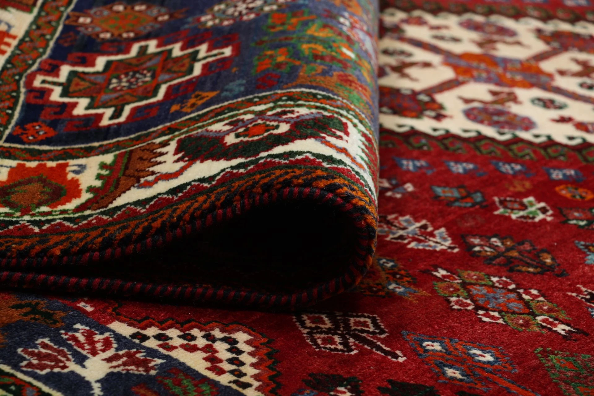 perserteppich-gashghai-180-x-270-cm-schurwolle-handgeknupft-51 Qashqai Persian Rug 180 × 270 cm, Wool, hand-knotted