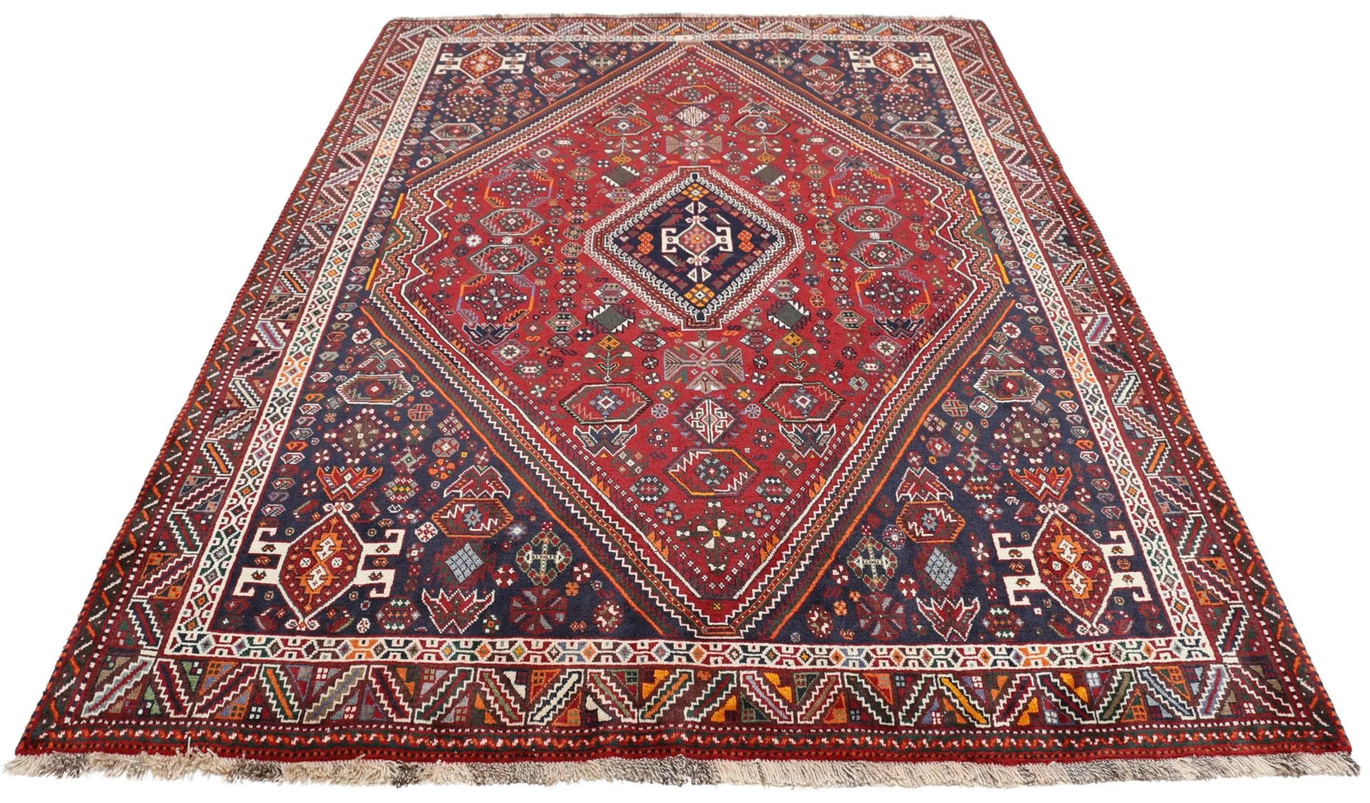 perserteppich-gashghai-180-x-240-cm-schurwolle-handgeknupft-neu-4 Qashqai Persian Rug — hand-knotted, 180 × 240 cm, Wool