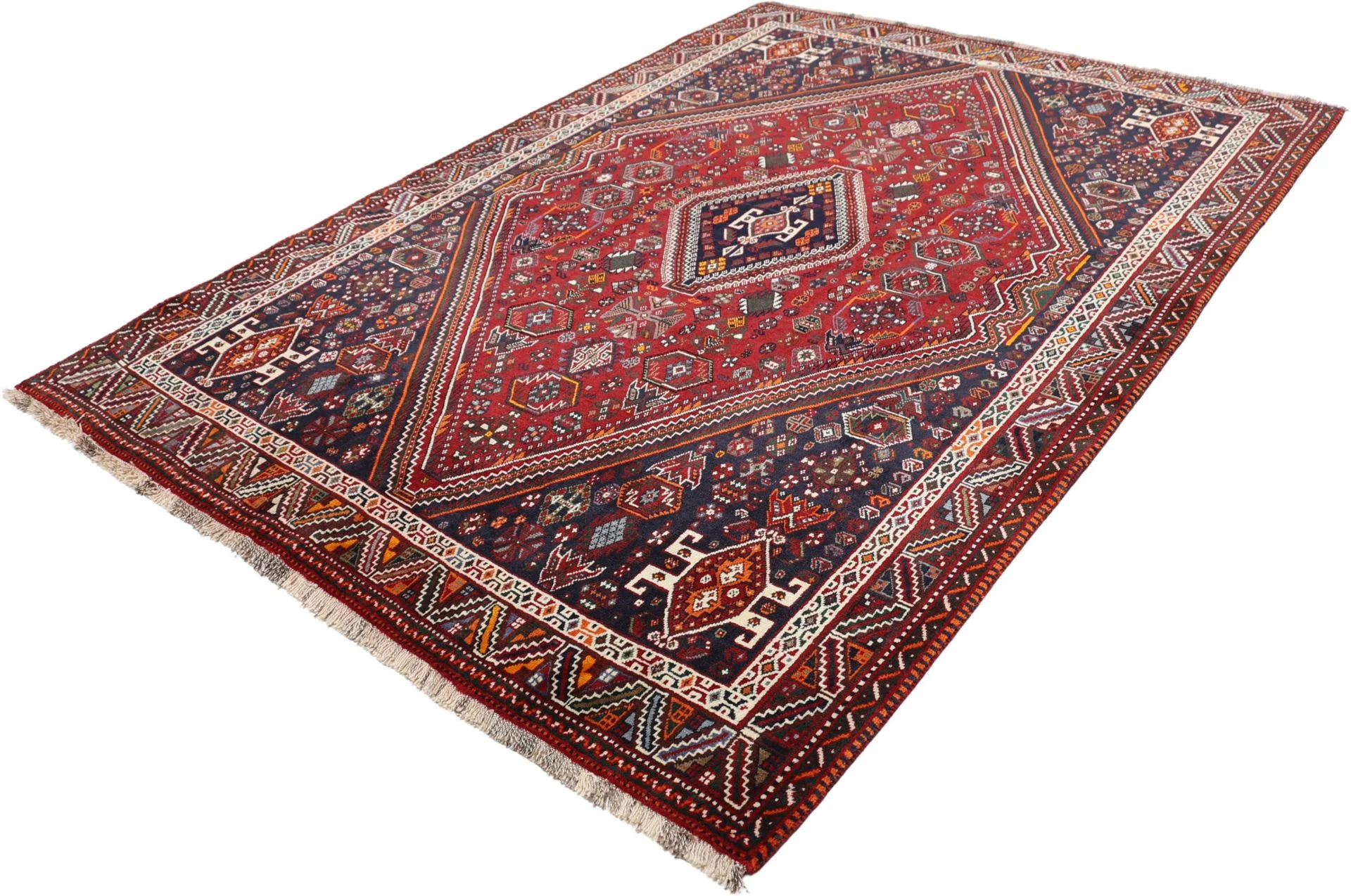perserteppich-gashghai-180-x-240-cm-schurwolle-handgeknupft-neu-7 Qashqai Persian Rug — hand-knotted, 180 × 240 cm, Wool