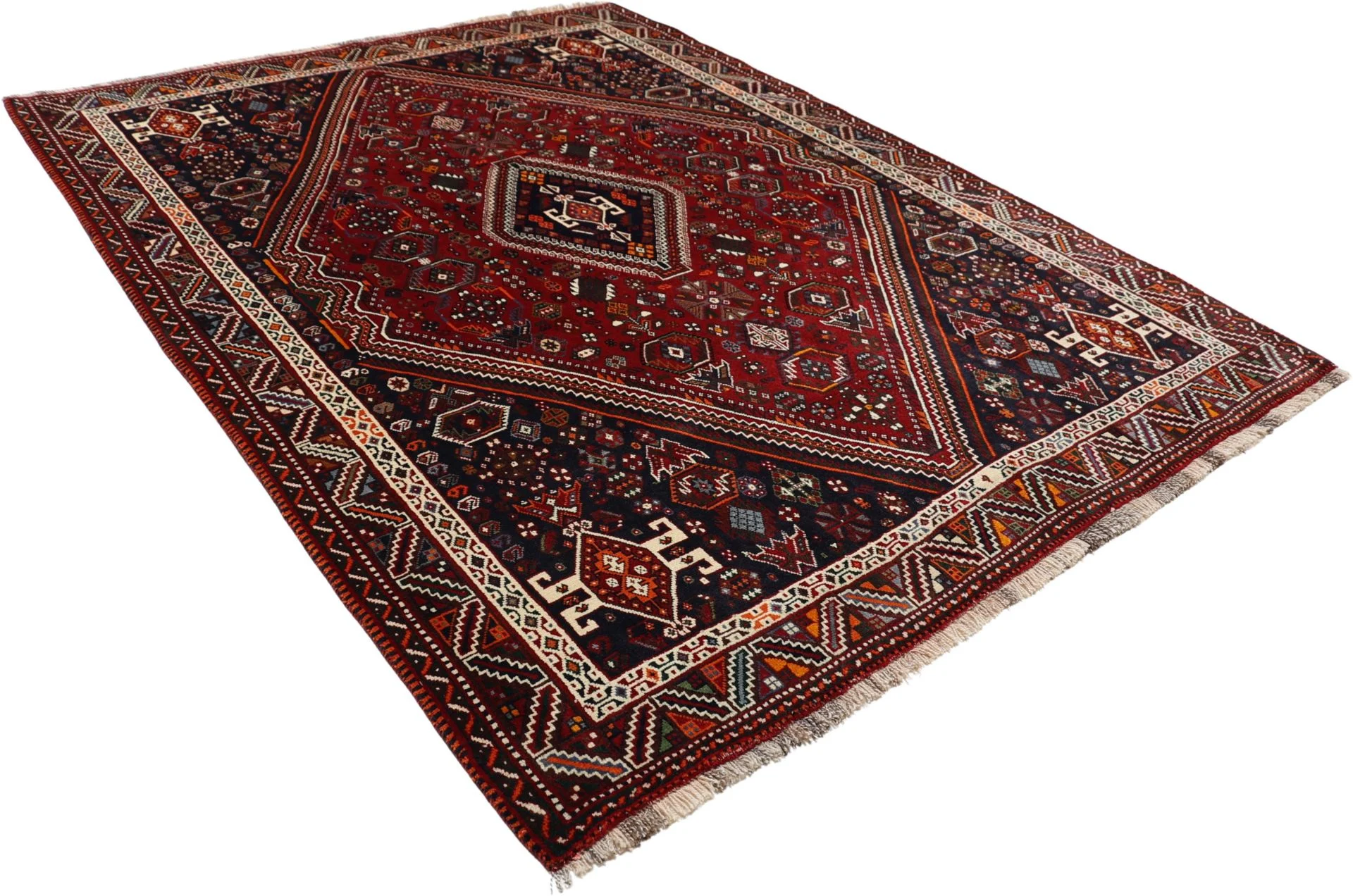 perserteppich-gashghai-180-x-240-cm-schurwolle-handgeknupft-neu-10 Qashqai Persian Rug — hand-knotted, 180 × 240 cm, Wool