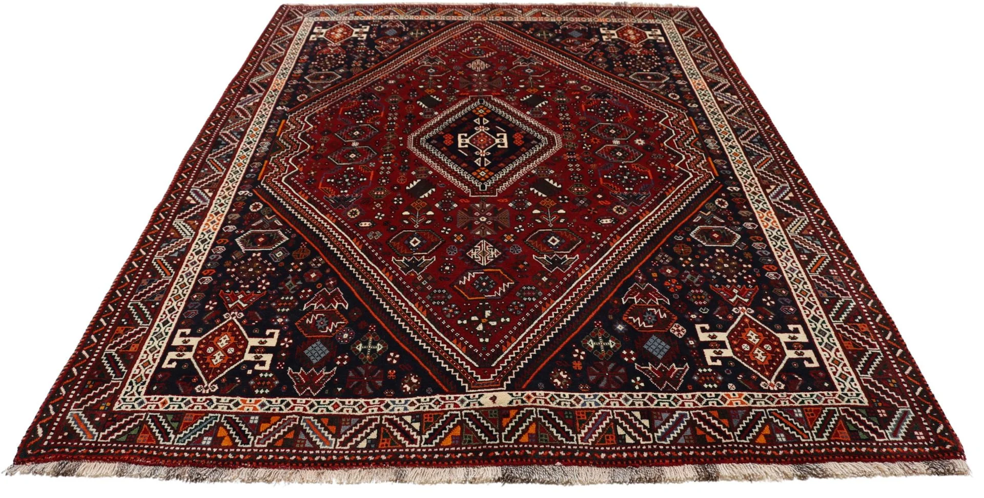 perserteppich-gashghai-180-x-240-cm-schurwolle-handgeknupft-neu-20 Qashqai Persian Rug — hand-knotted, 180 × 240 cm, Wool