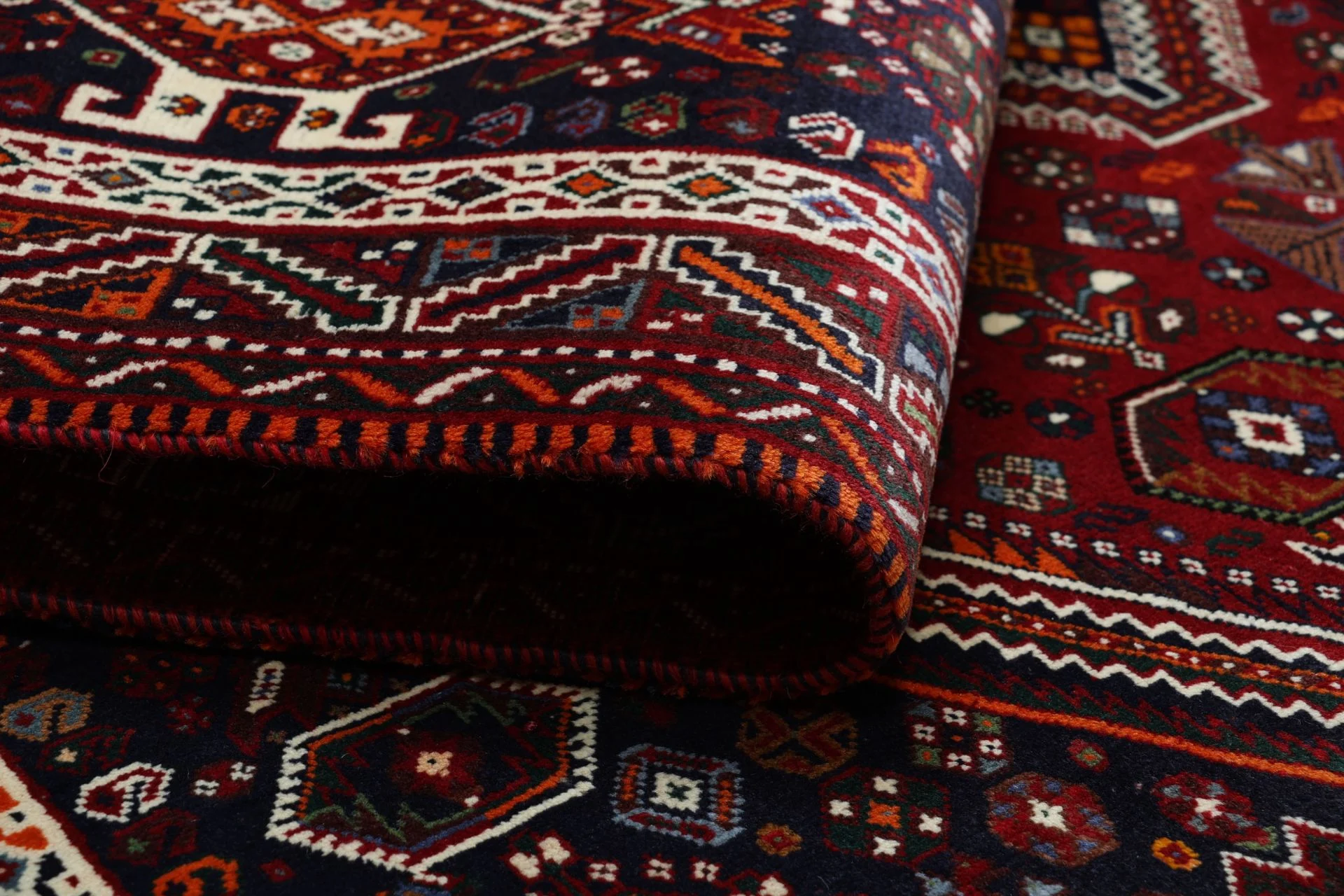 perserteppich-gashghai-180-x-240-cm-schurwolle-handgeknupft-neu-27 Qashqai Persian Rug — hand-knotted, 180 × 240 cm, Wool
