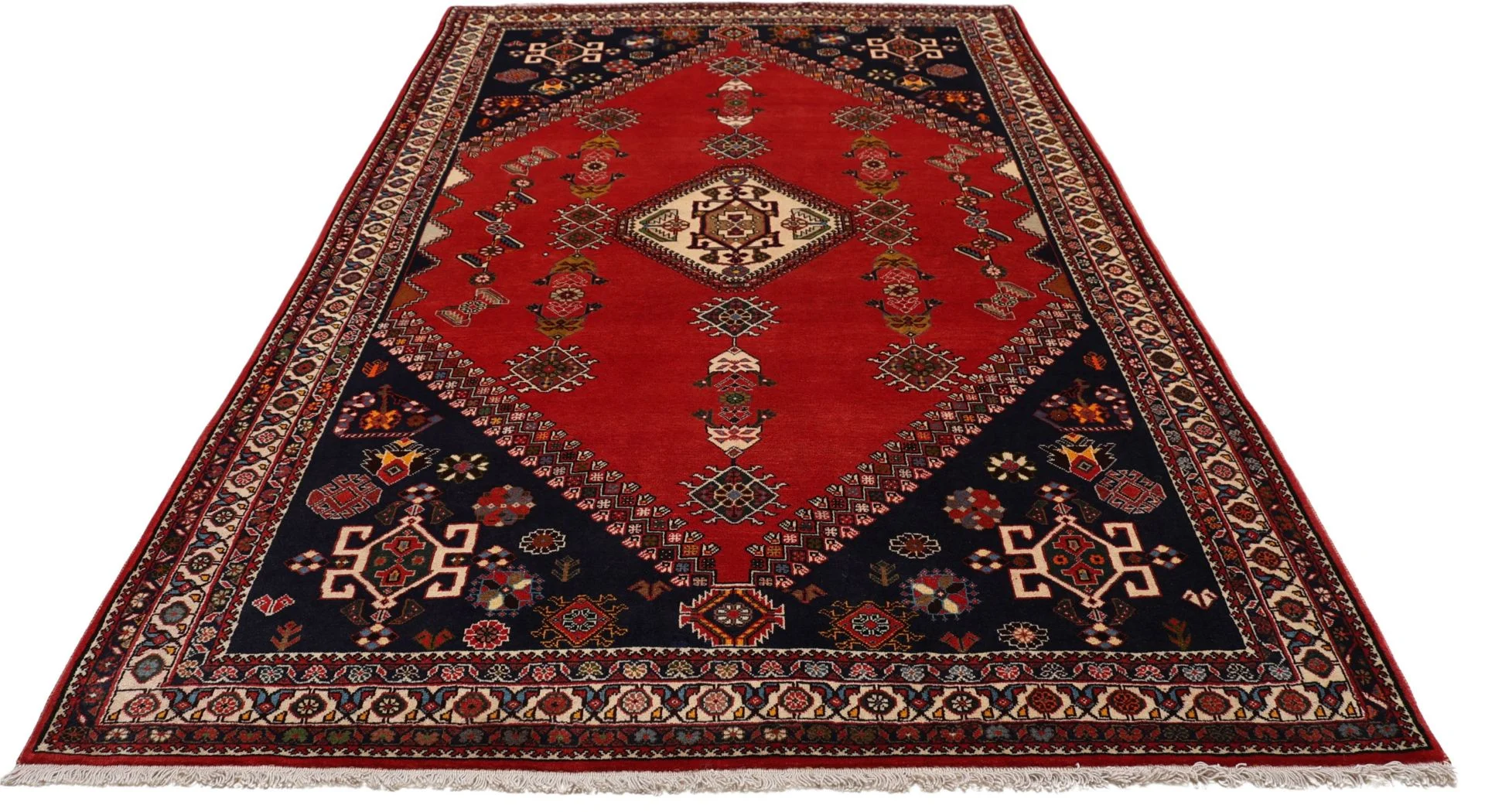 Shiraz Persian Rug 167 × 266 cm, Wool, hand-knotted