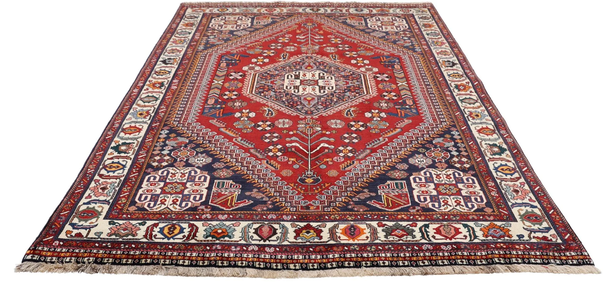 perserteppich-gashghai-167-x-264-cm-schurwolle-handgeknupft-21 Qashqai Persian Rug 167 × 264 cm, Wool, hand-knotted