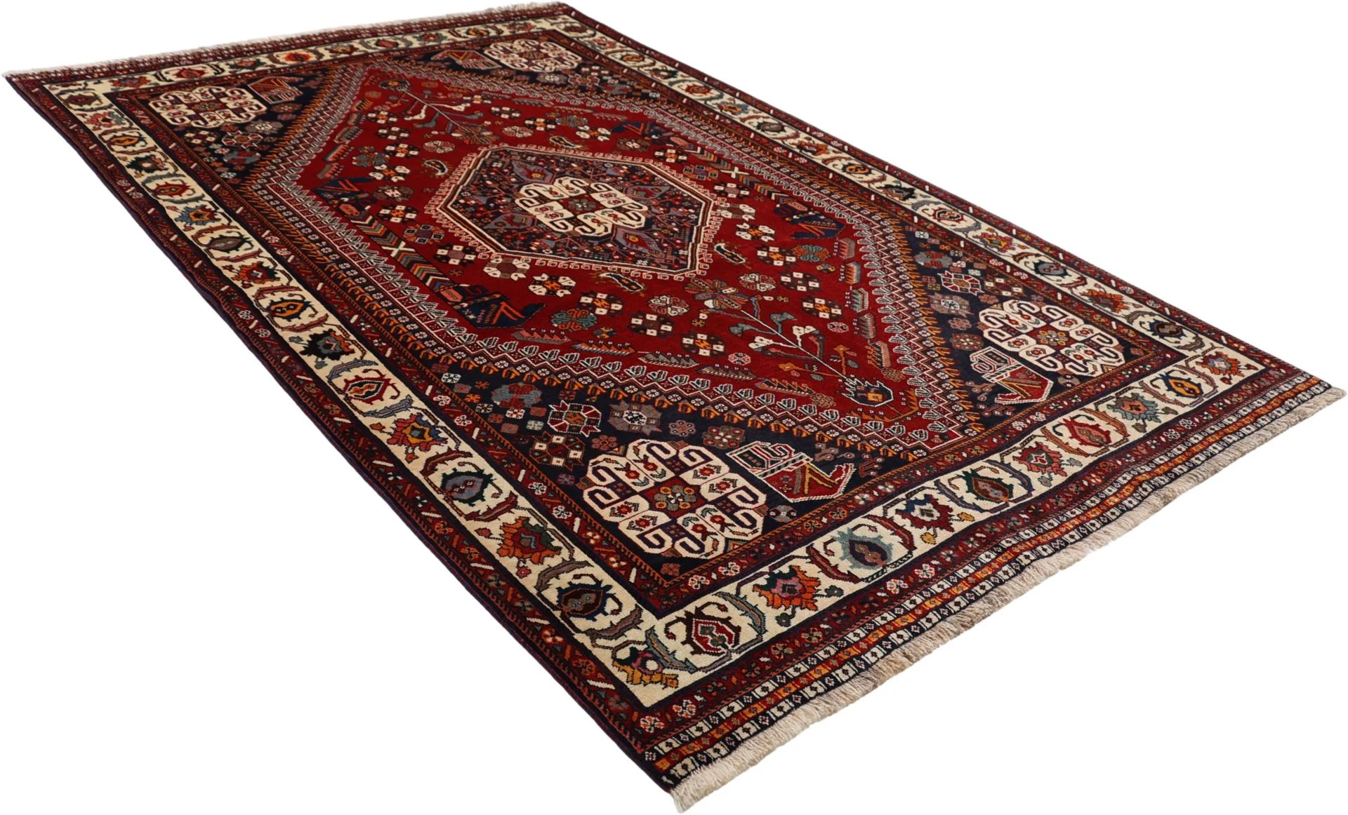 perserteppich-gashghai-167-x-264-cm-schurwolle-handgeknupft-27 Qashqai Persian Rug 167 × 264 cm, Wool, hand-knotted