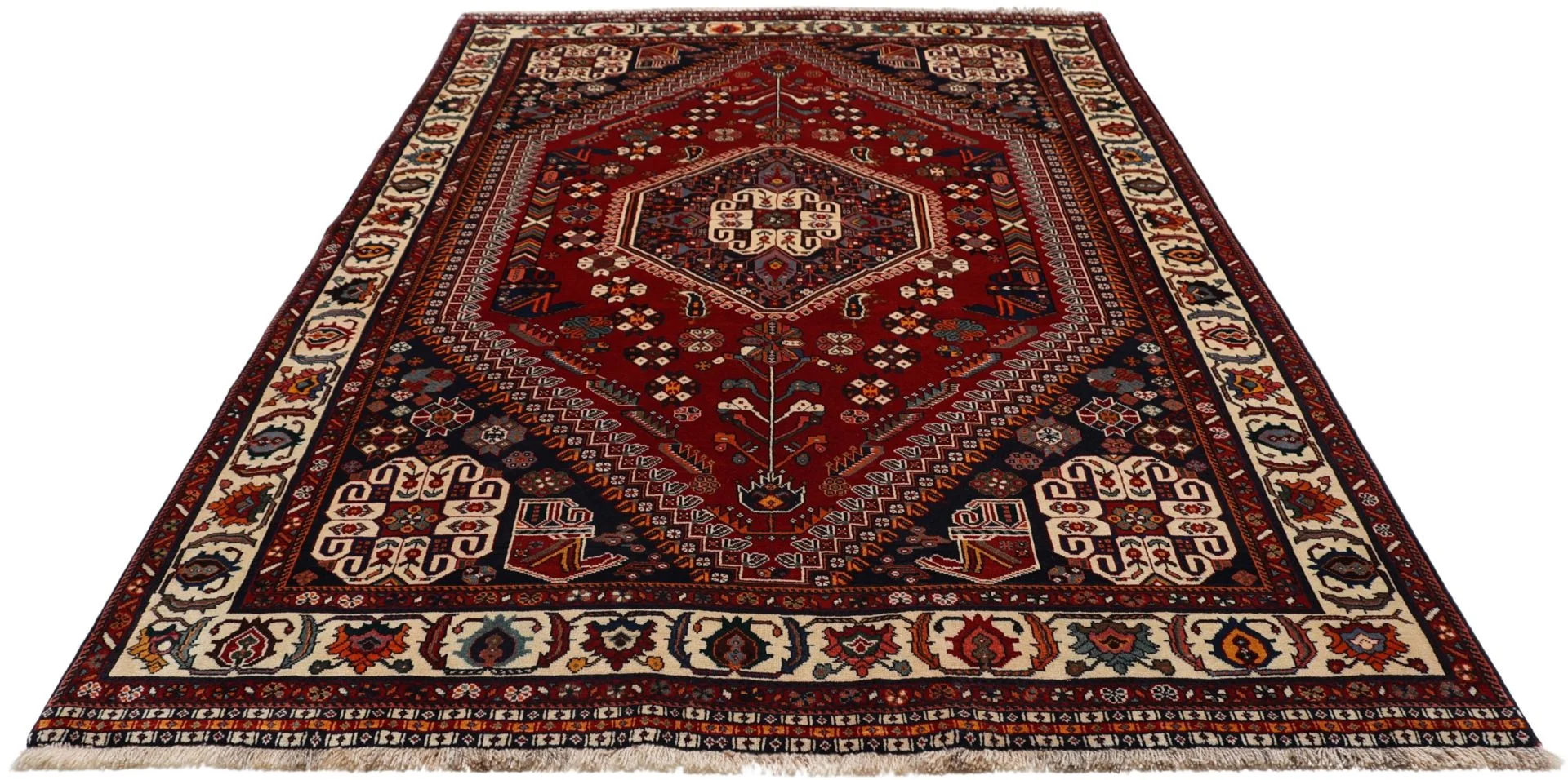 perserteppich-gashghai-167-x-264-cm-schurwolle-handgeknupft-35 Qashqai Persian Rug 167 × 264 cm, Wool, hand-knotted