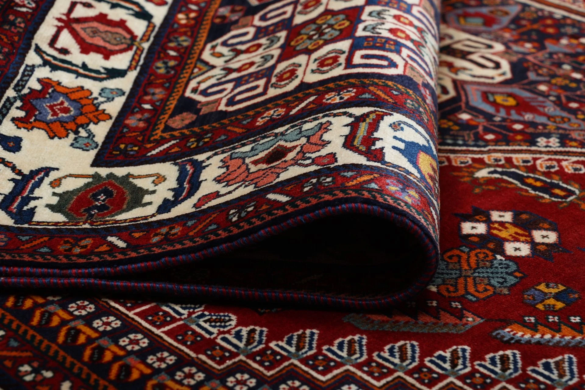 perserteppich-gashghai-167-x-264-cm-schurwolle-handgeknupft-38 Qashqai Persian Rug 167 × 264 cm, Wool, hand-knotted