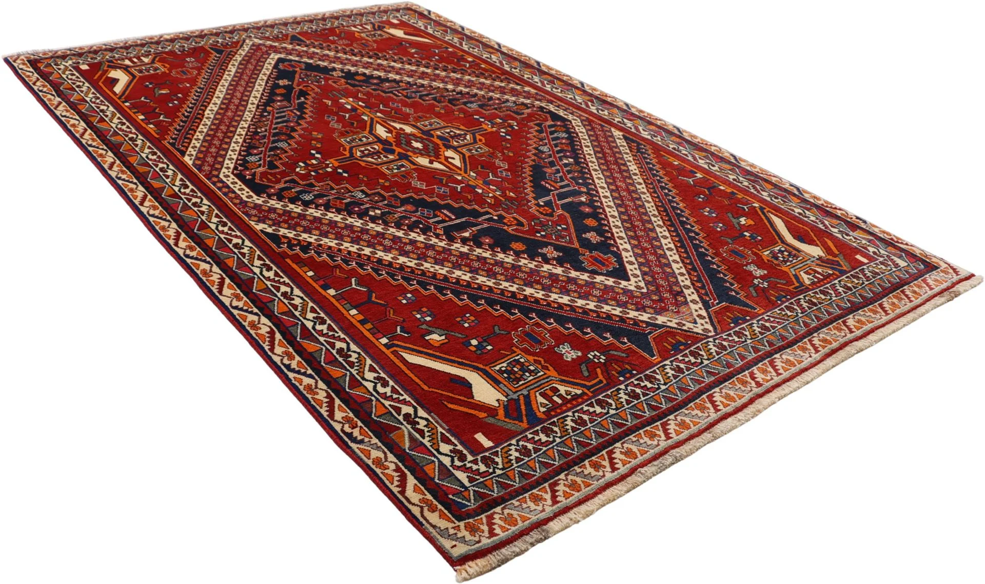 perserteppich-gashghai-172-x-270-cm-schurwolle-handgeknupft-11 Qashqai Persian Rug — hand-knotted, 172 × 270 cm, Wool