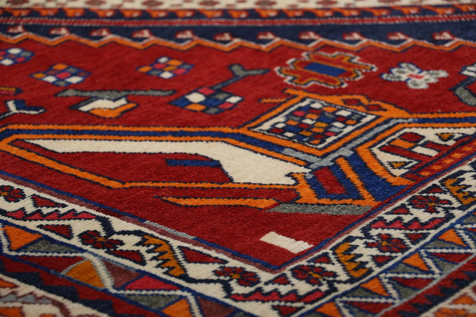 perserteppich-gashghai-172-x-270-cm-schurwolle-handgeknupft-14 Qashqai Persian Rug — hand-knotted, 172 × 270 cm, Wool