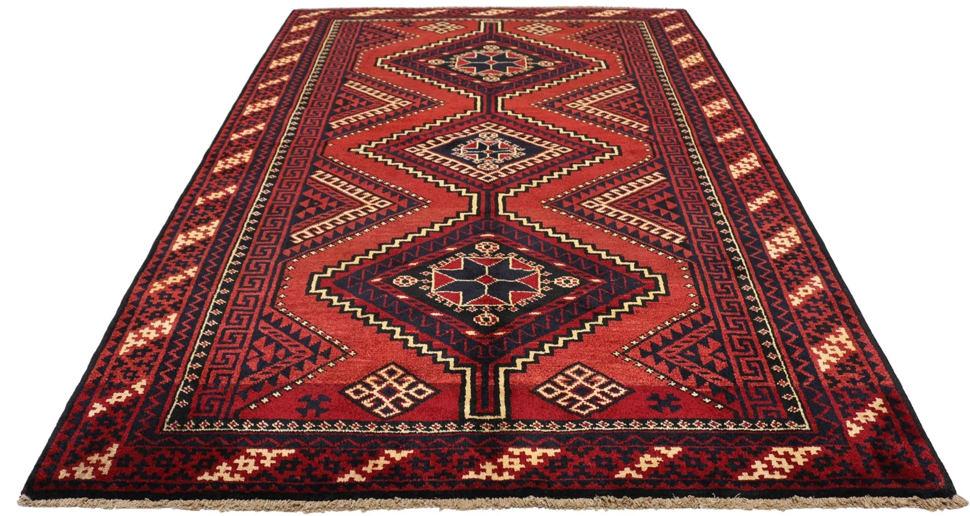 Shiraz Persian Rug — hand-knotted, 165 × 250 cm, Wool