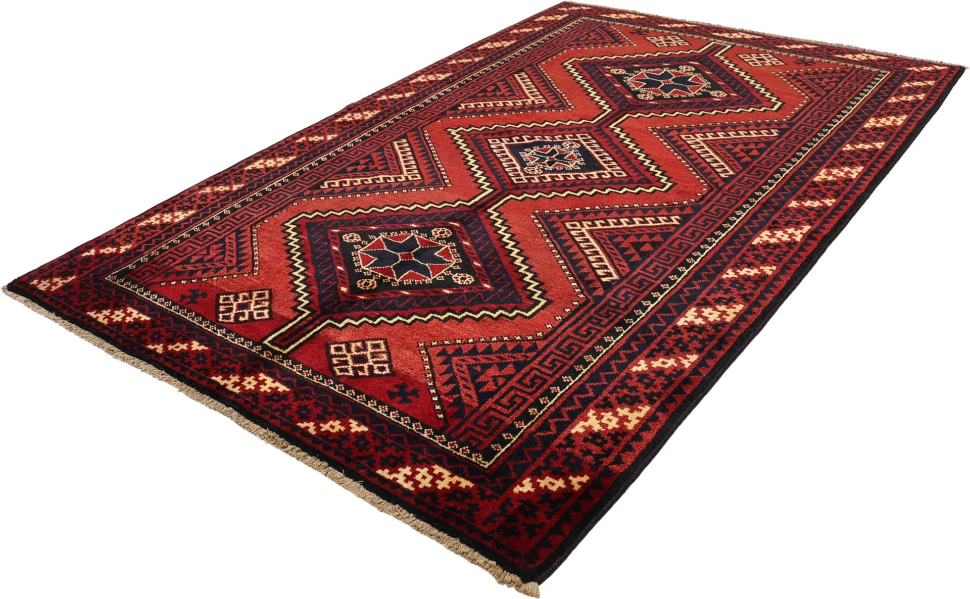 Shiraz Persian Rug — hand-knotted, 165 × 250 cm, Wool