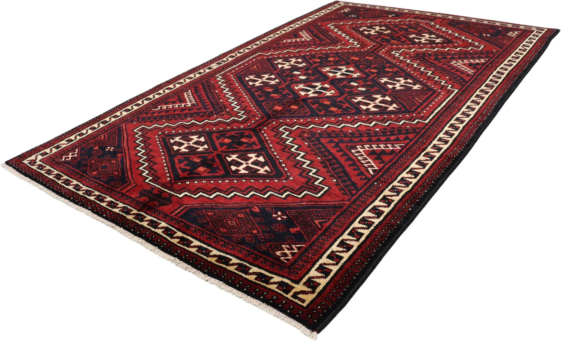 perserteppich-shiraz-183-x-290-cm-schurwolle-handgeknupft-9 Hand-Knotted Wool Shiraz Persian Rug, 183 × 290 cm