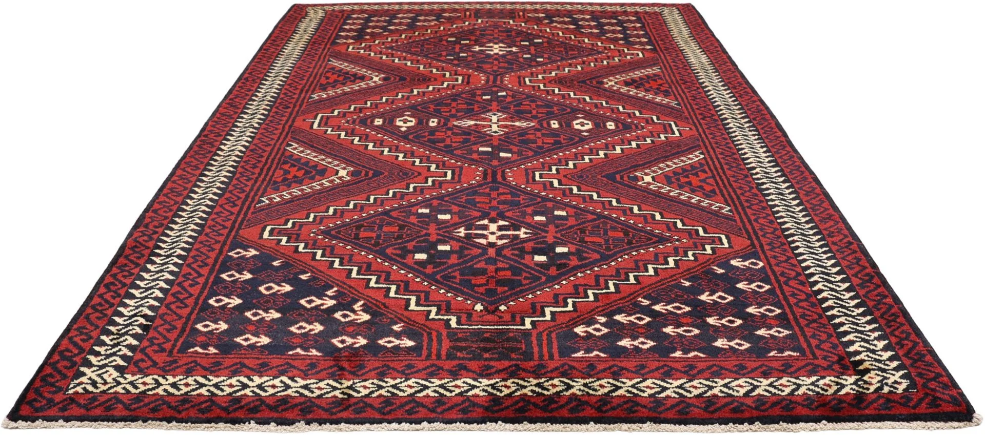 Shiraz Persian Rug — hand-knotted, 177 × 260 cm, Wool