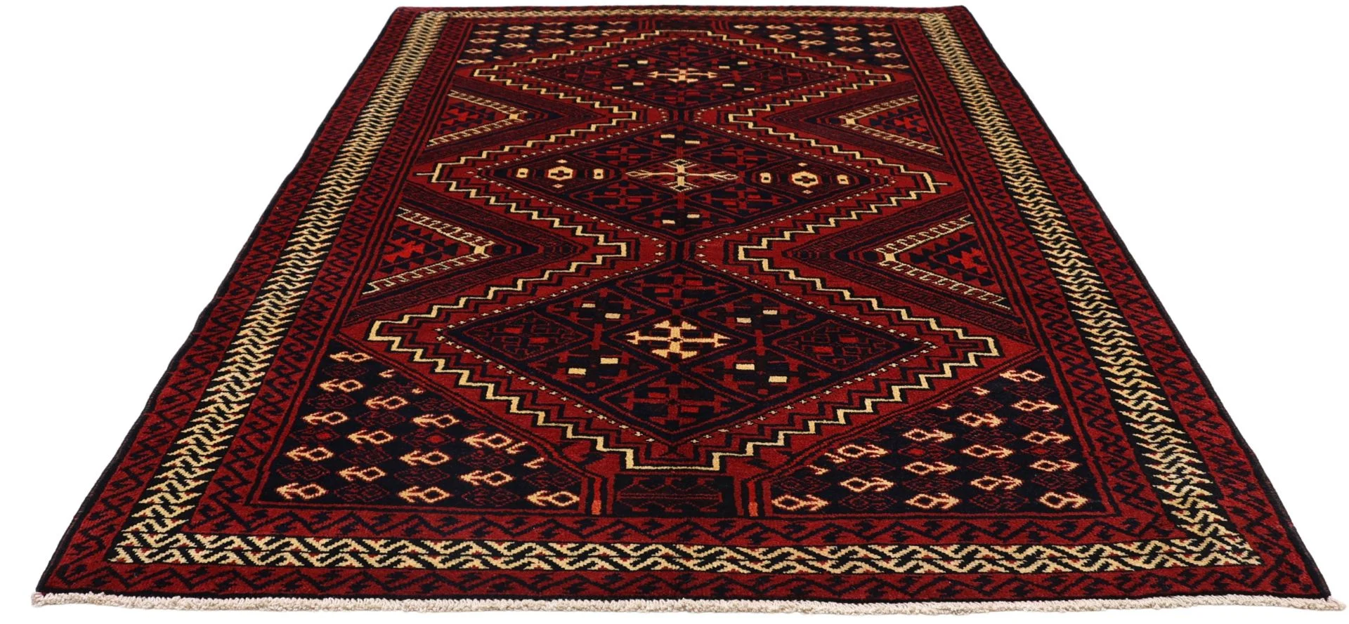 Shiraz Persian Rug — hand-knotted, 177 × 260 cm, Wool