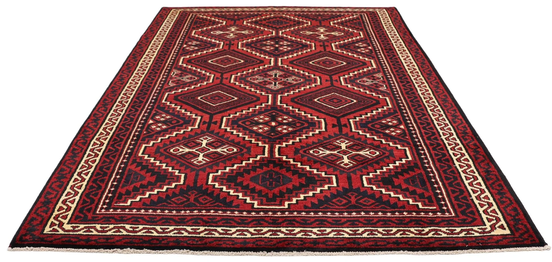 Shiraz Persian Rug 180 × 260 cm, Wool, hand-knotted