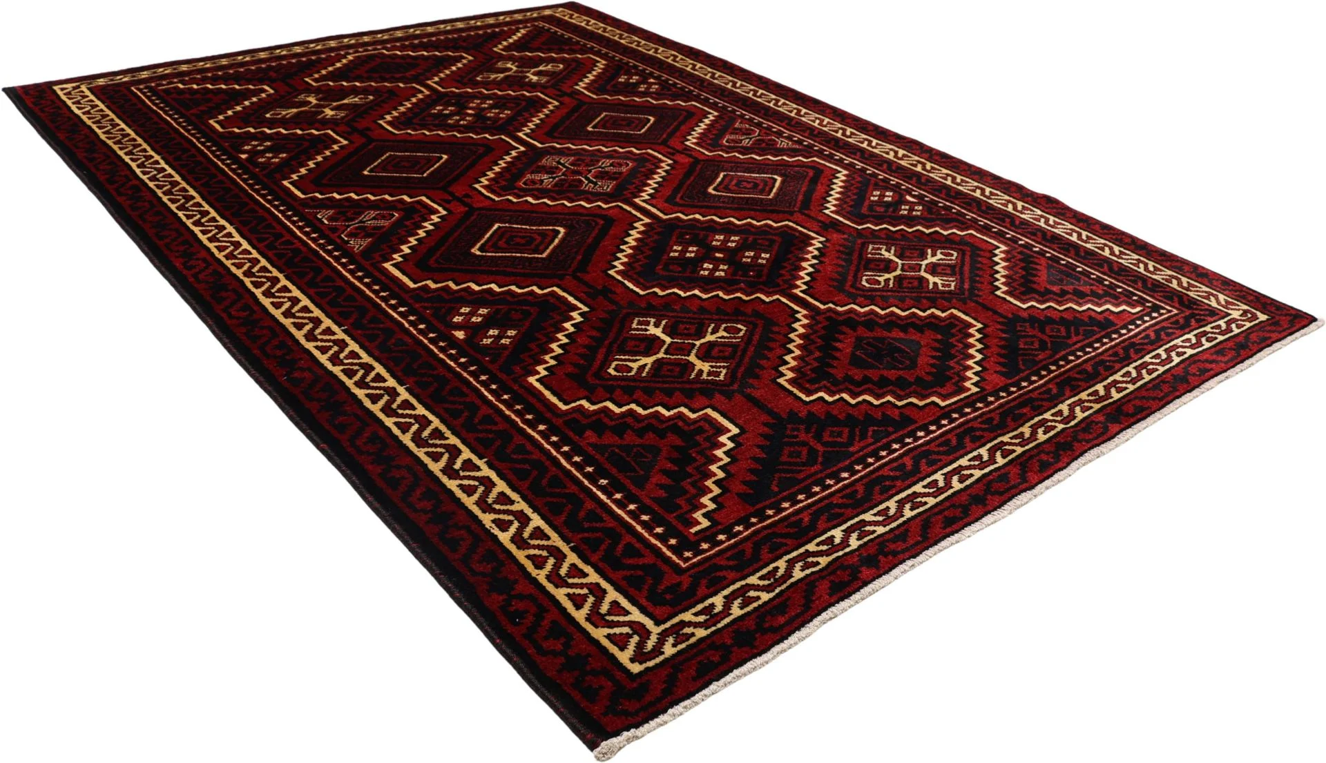 Shiraz Persian Rug 180 × 260 cm, Wool, hand-knotted