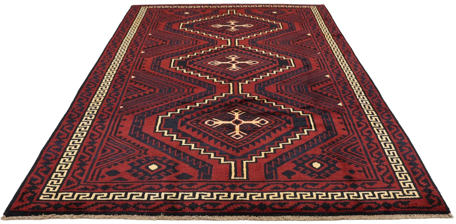Shiraz Persian Rug — hand-knotted, 177 × 265 cm, Wool