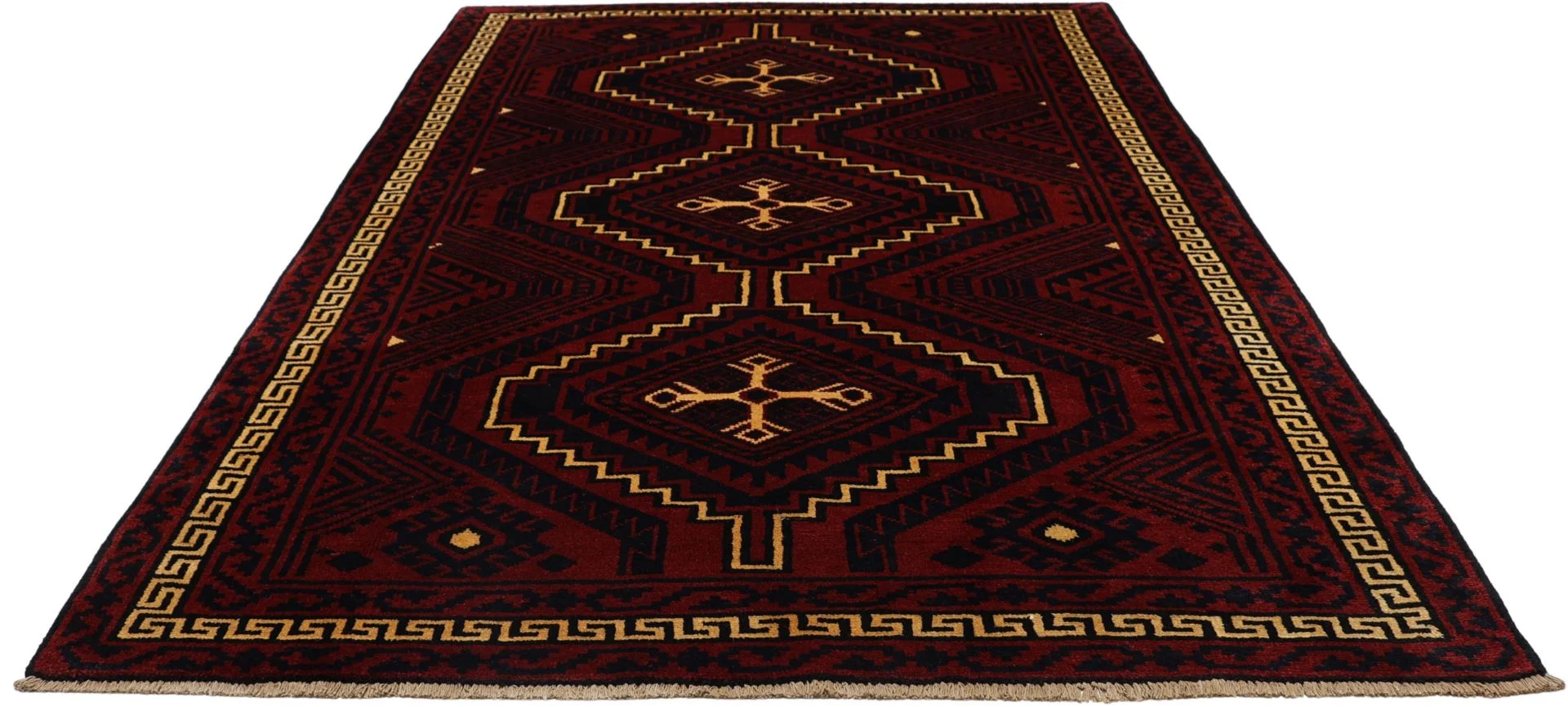 Shiraz Persian Rug — hand-knotted, 177 × 265 cm, Wool