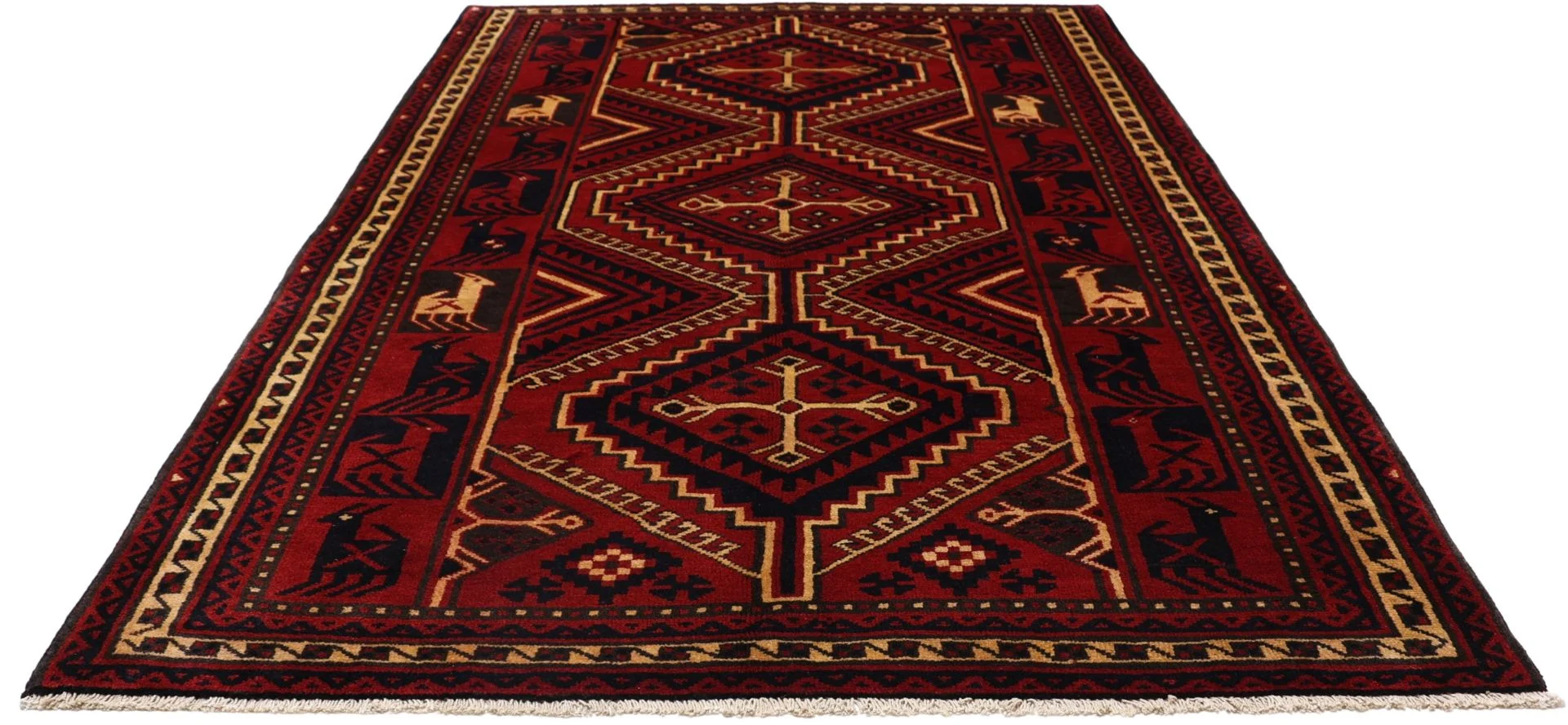 Shiraz Persian Rug — hand-knotted, 170 × 255 cm, Wool