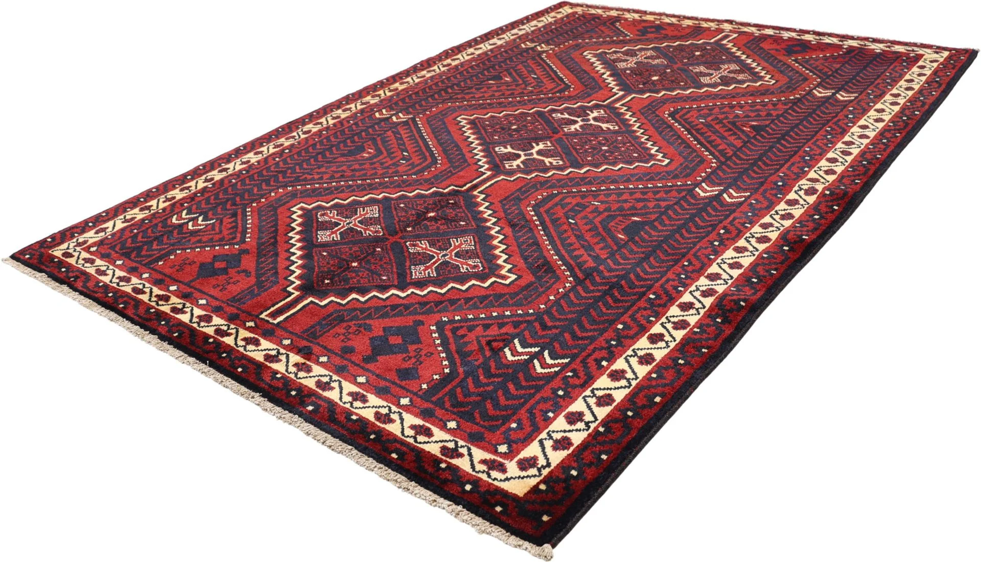 Shiraz Persian Rug — hand-knotted, 180 × 260 cm, Wool