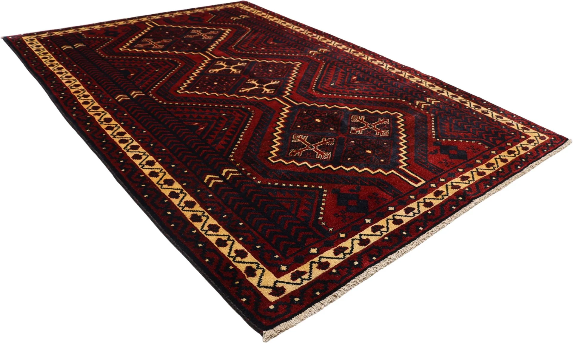 Shiraz Persian Rug — hand-knotted, 180 × 260 cm, Wool