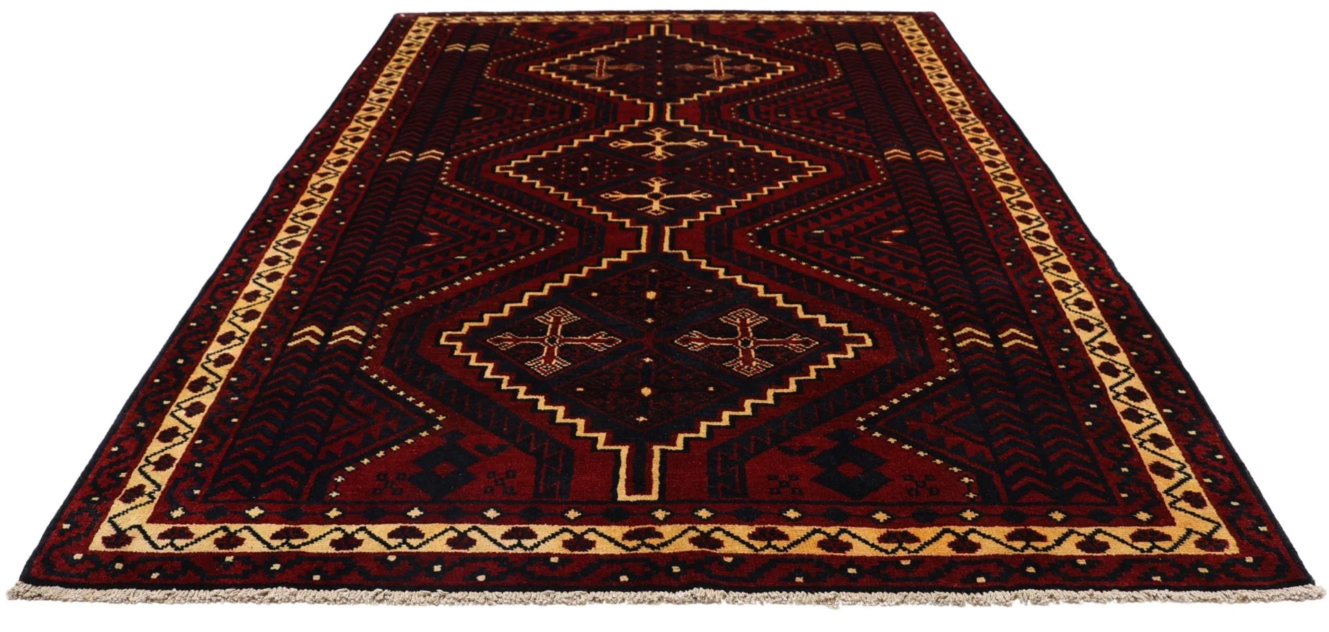 Shiraz Persian Rug — hand-knotted, 180 × 260 cm, Wool